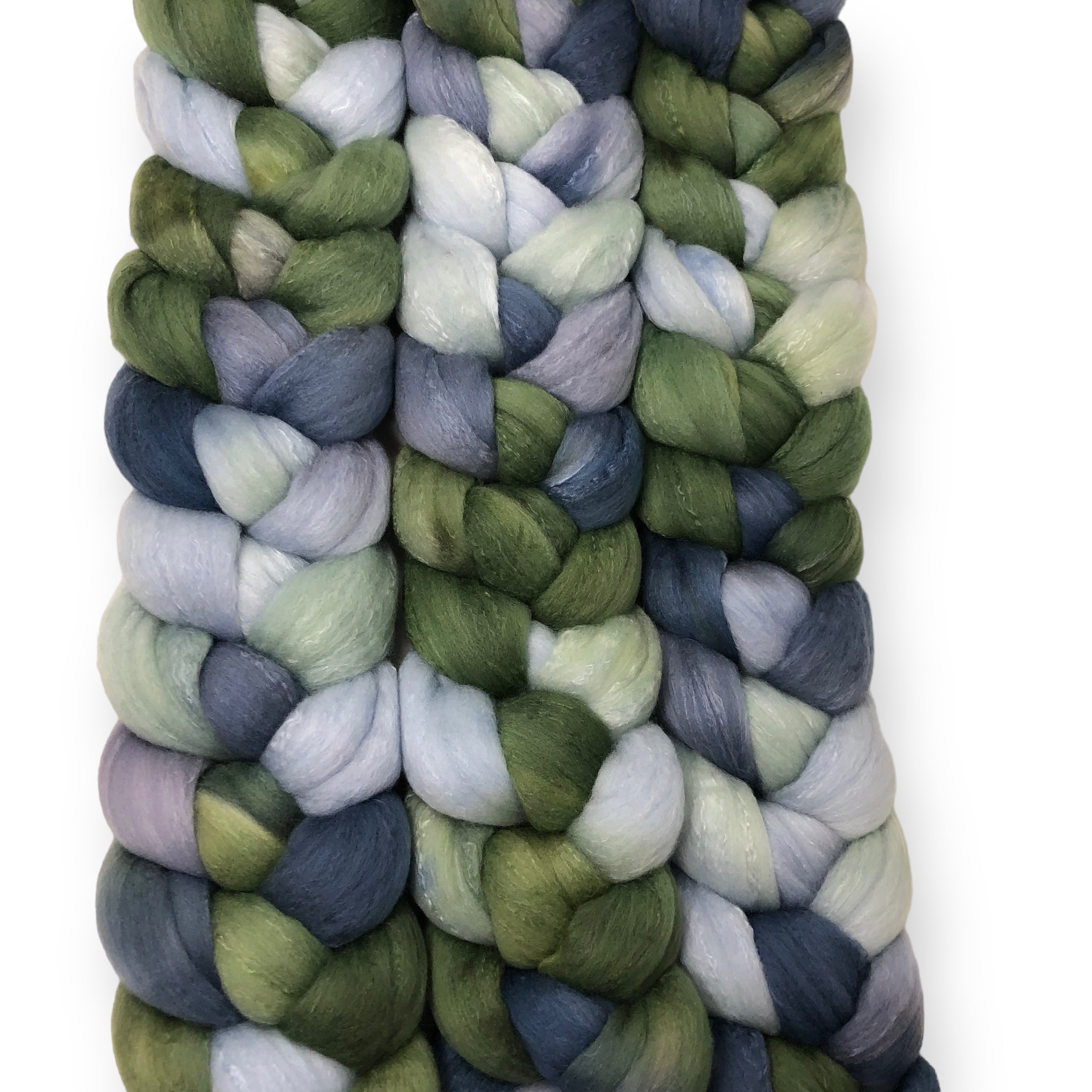 The Winter Pond - US grown Fine Wool and Silk Top