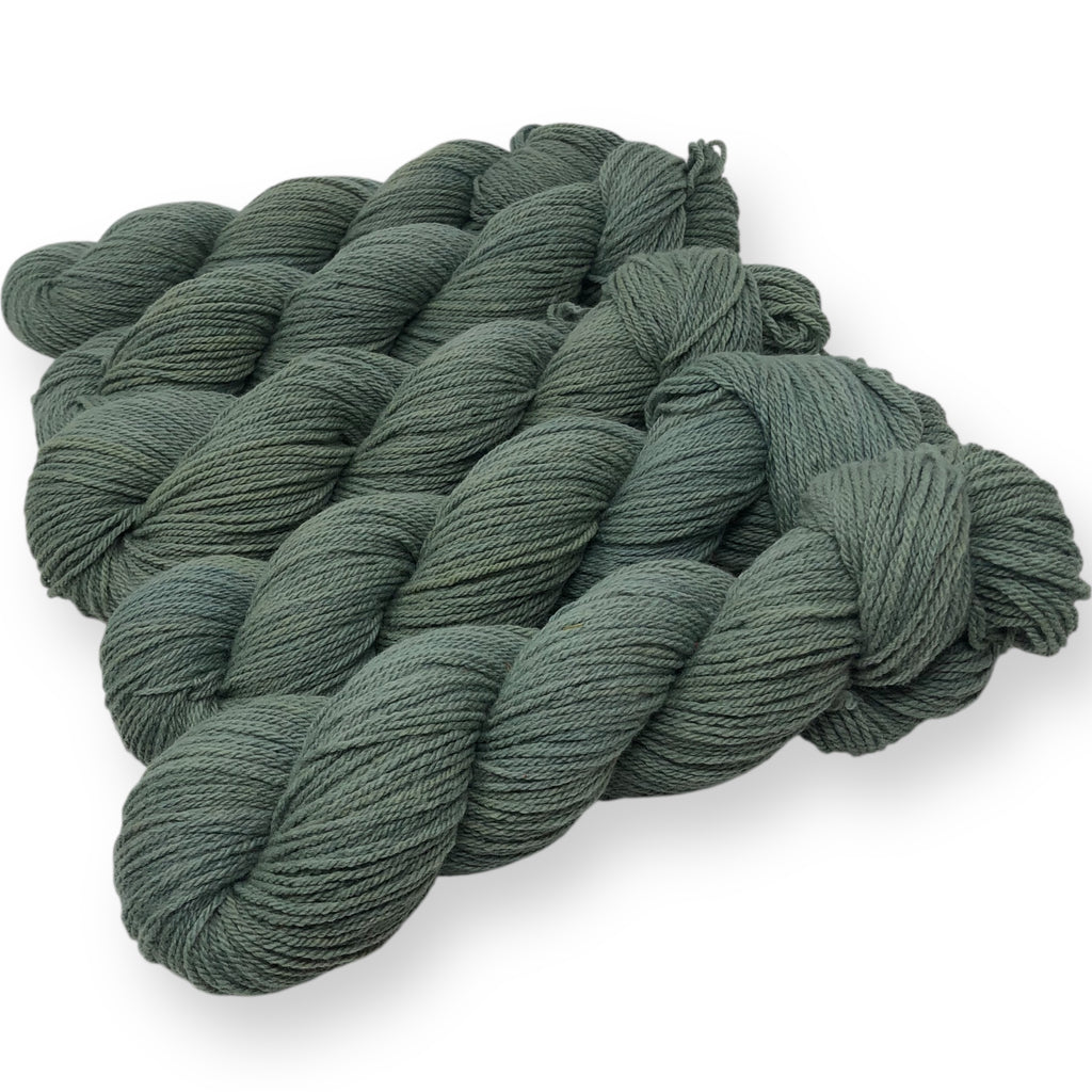 Plant Dyed Cormo DK - fresh from the garden, non-repeatable, ooak