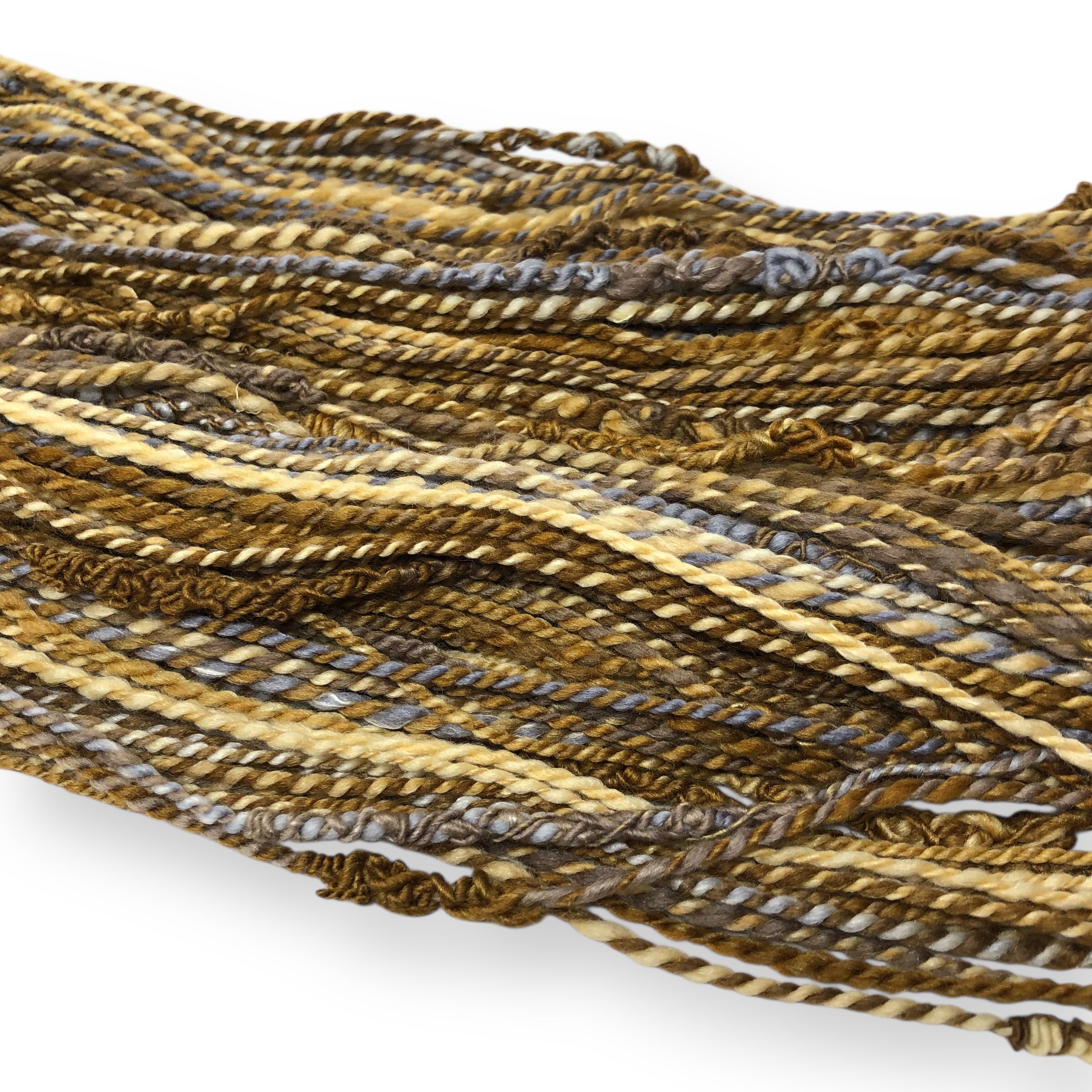 Grellow - textured hand spun