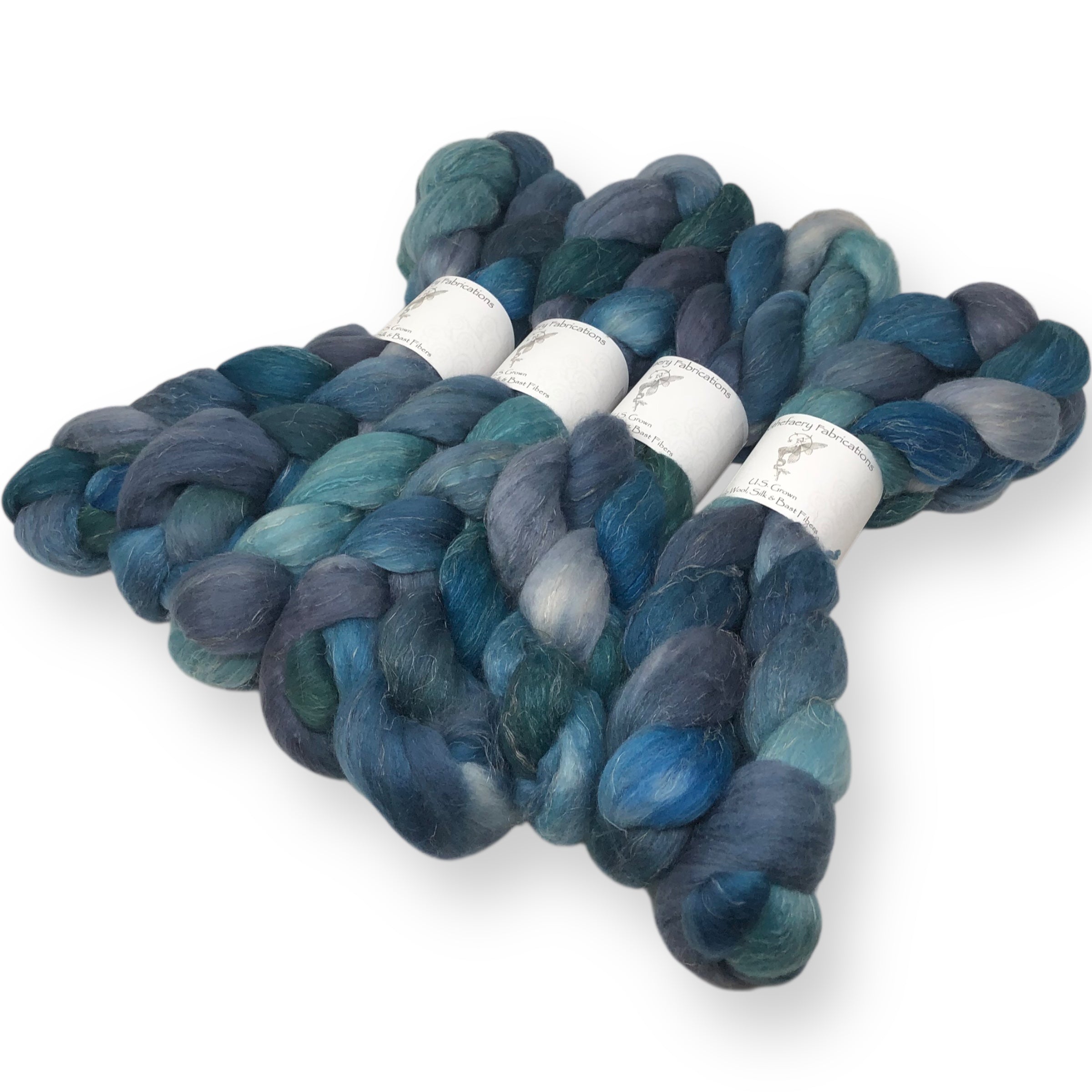 Outer Rings - US grown Wool, Silk and Bast Fiber Blend