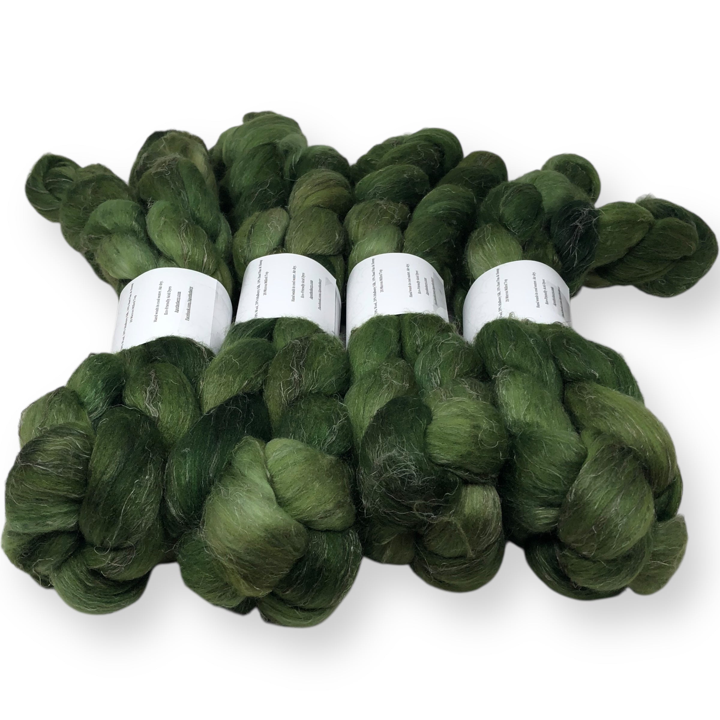 Long Leaf - US grown Wool, Silk and Bast Fiber Blend