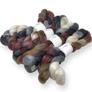 Rosehips - US grown Wool, Silk and Bast Fiber Blend