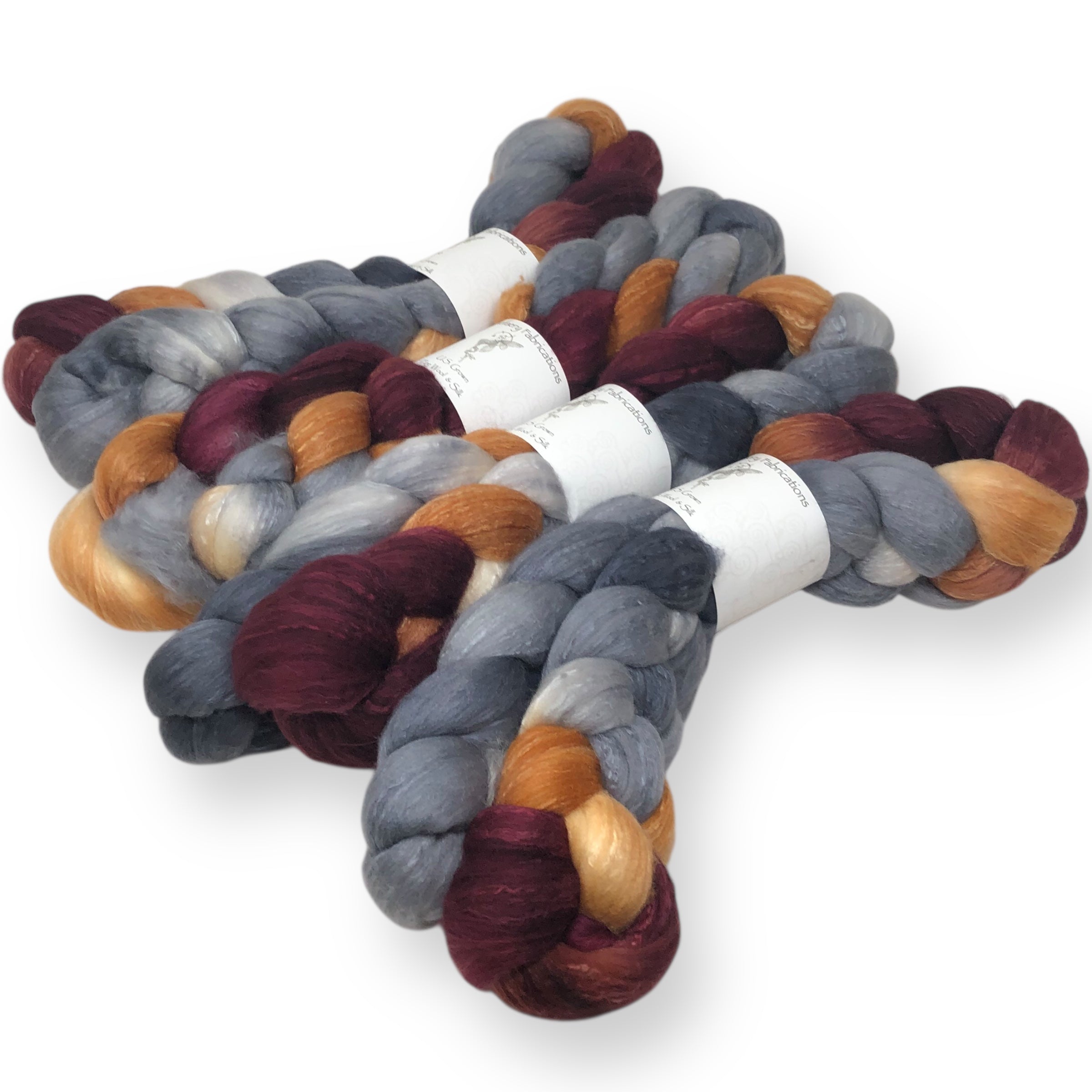 Embers - US grown Fine Wool and Silk Top