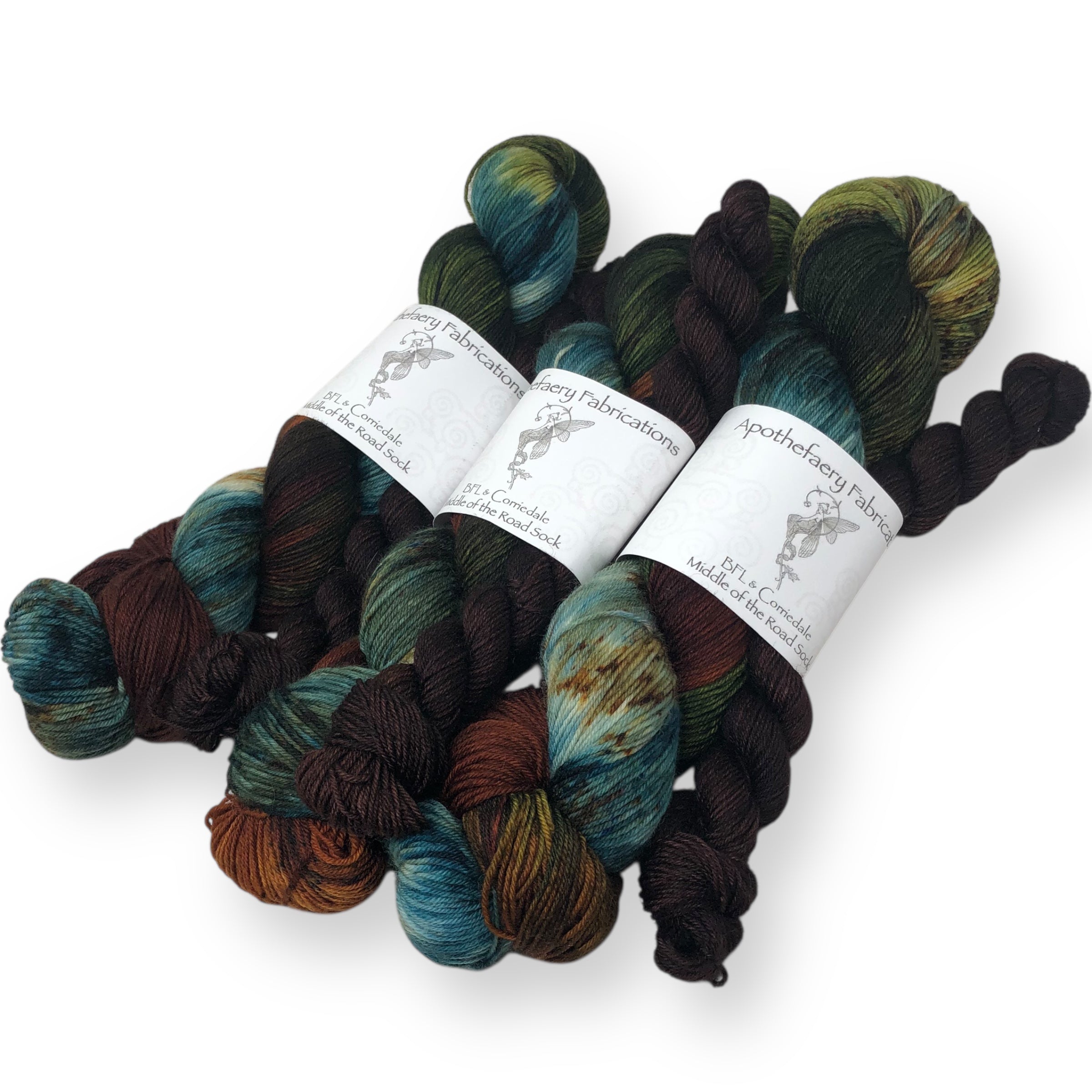 Heirloom Squash - sock yarn with mini, sock set