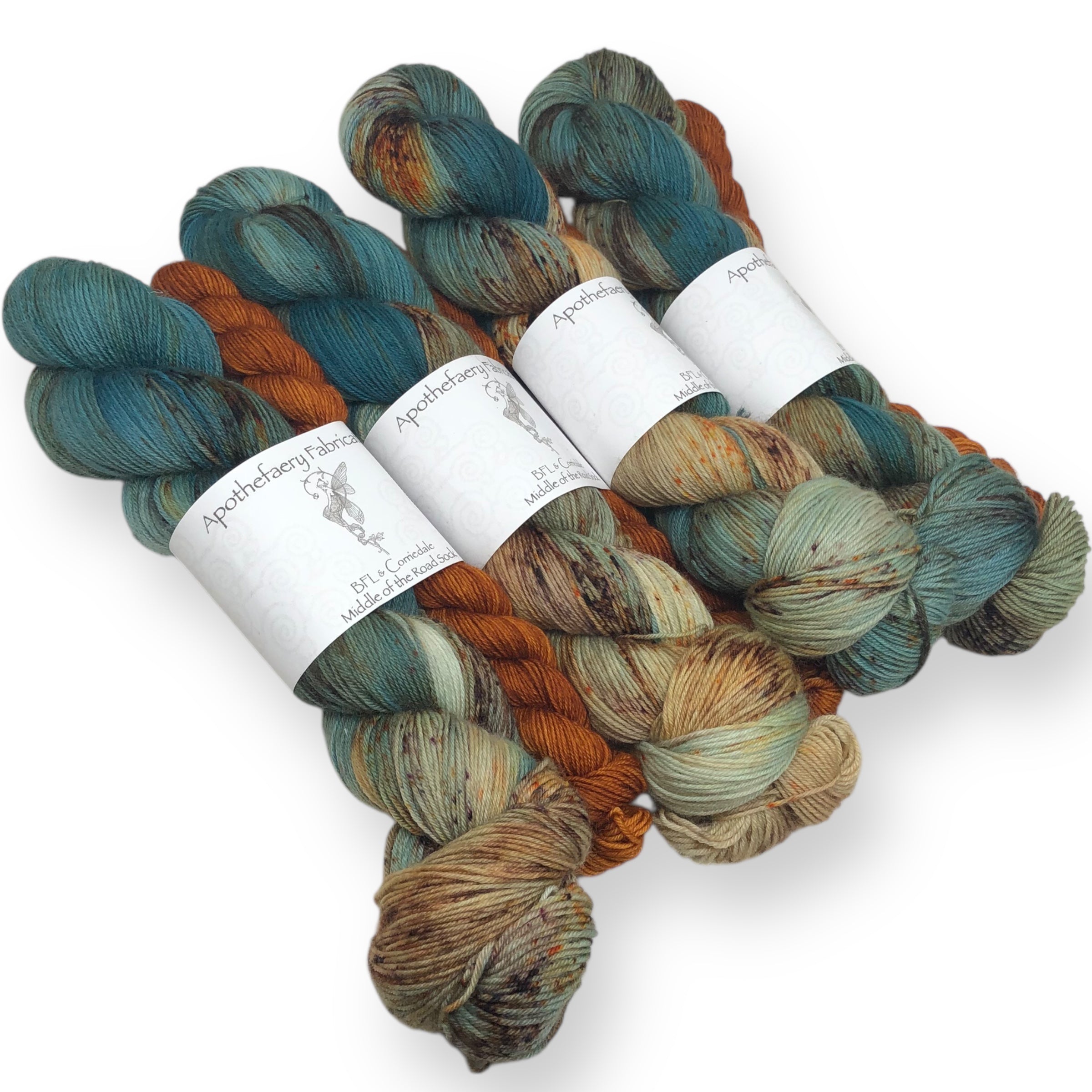 Frost Flowers - sock yarn with mini, sock set