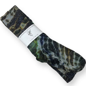 Ice dyed Thigh High socks