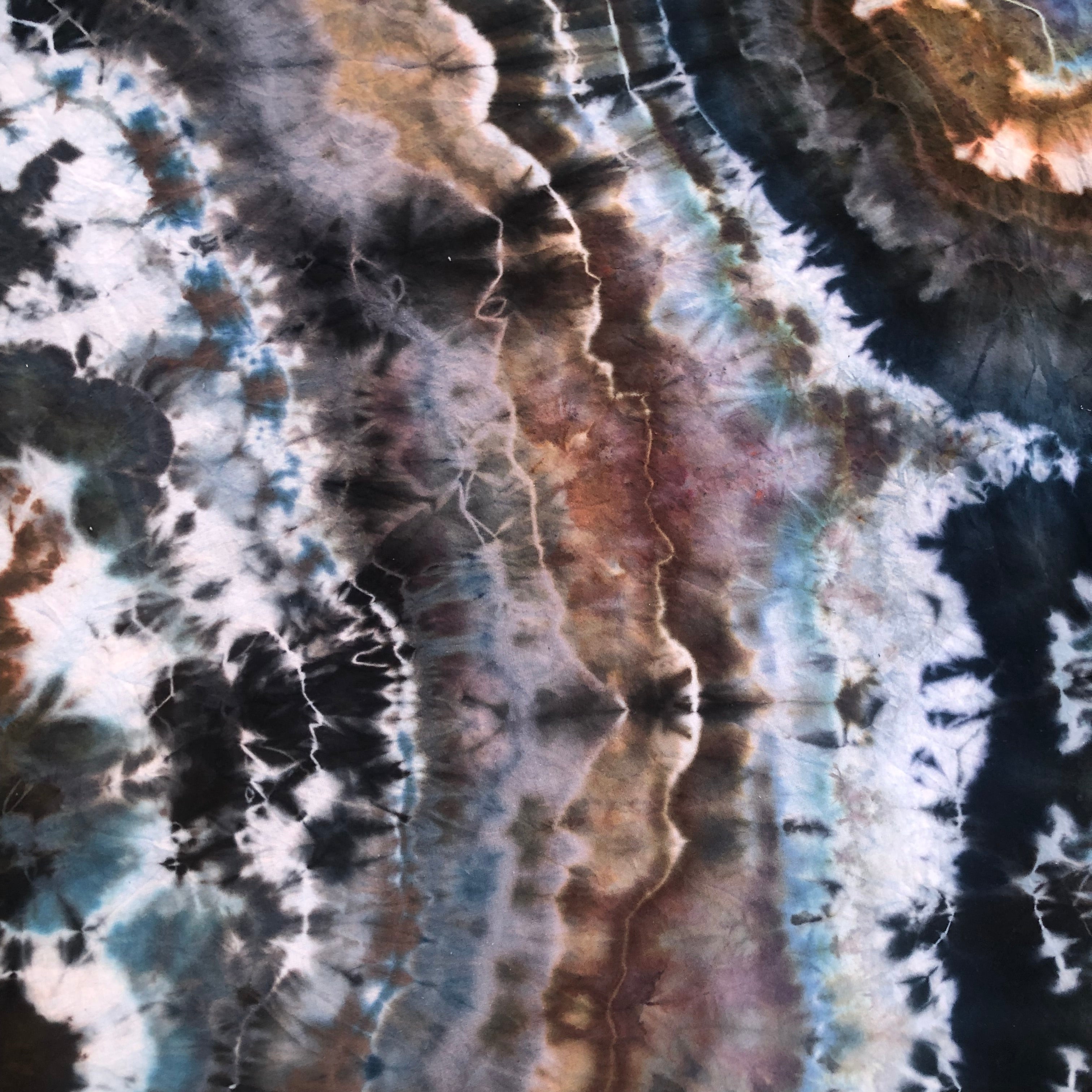 XXL Geode Wrap Skirt - ice dyed couture, one of a kind