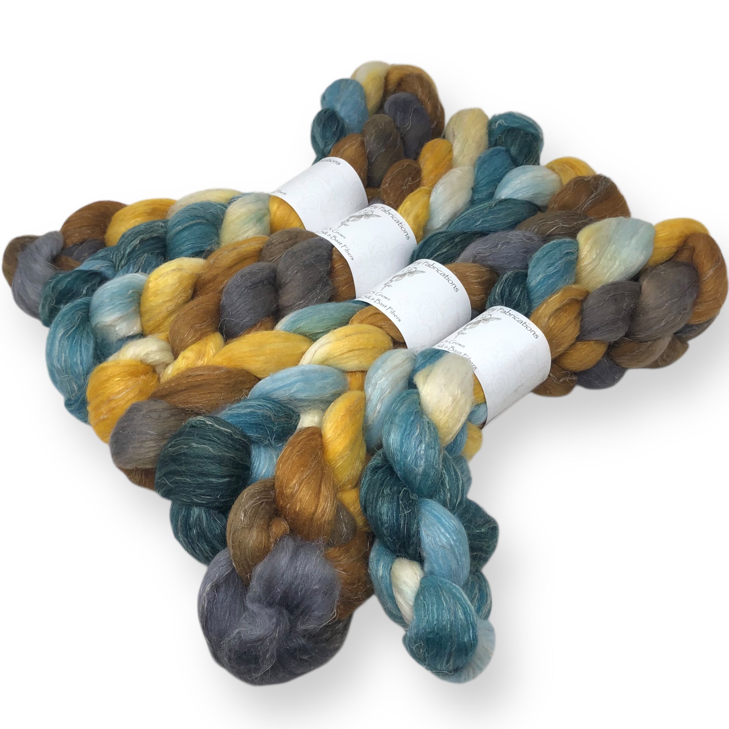 Brocade - US grown Wool, Silk and Bast Fiber Blend