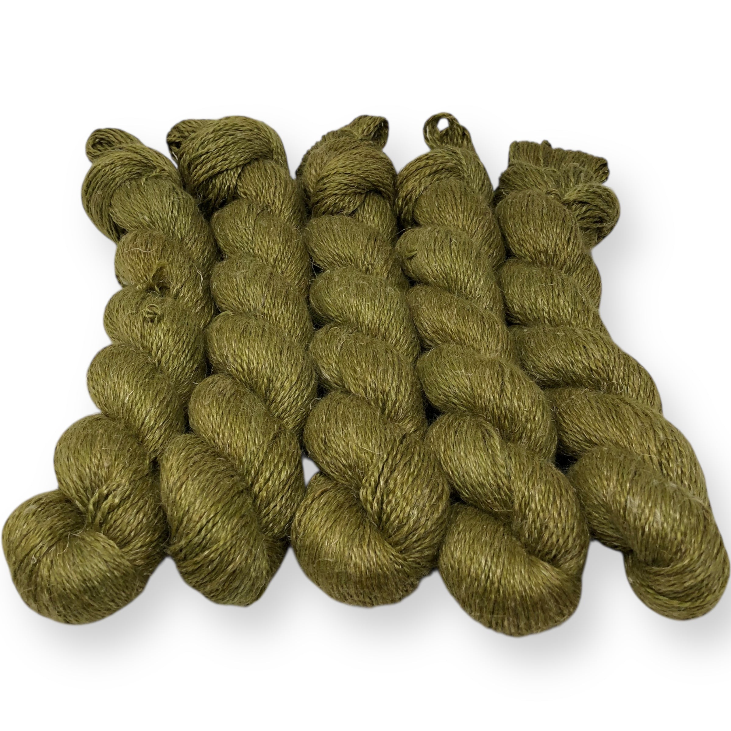 Curry - Alpaca Linen Silk DK weight 2 Ply