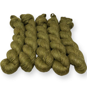 Curry - Alpaca Linen Silk DK weight 2 Ply