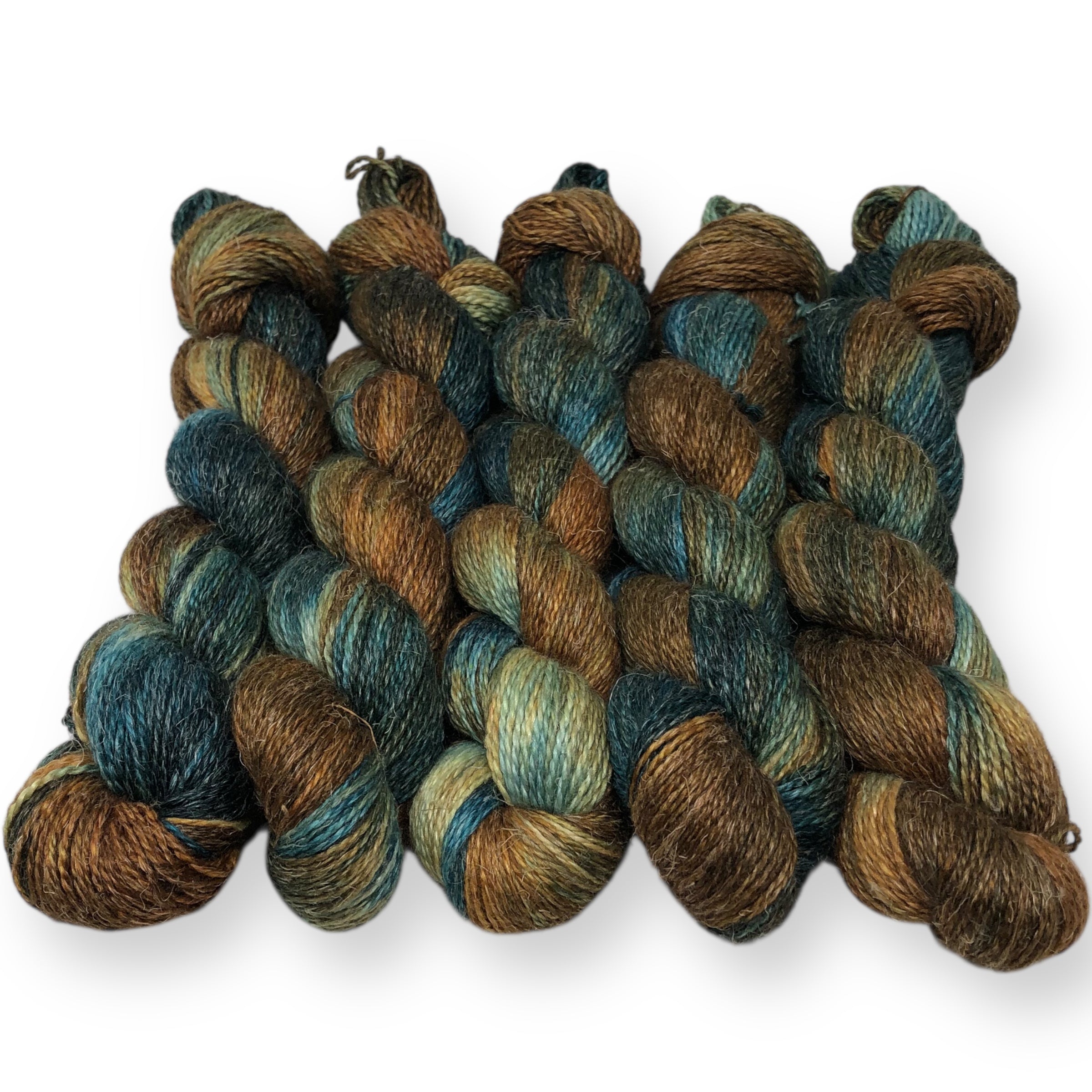 Wood Duck - Alpaca Linen Silk DK weight 2 Ply