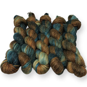 Wood Duck - Alpaca Linen Silk DK weight 2 Ply