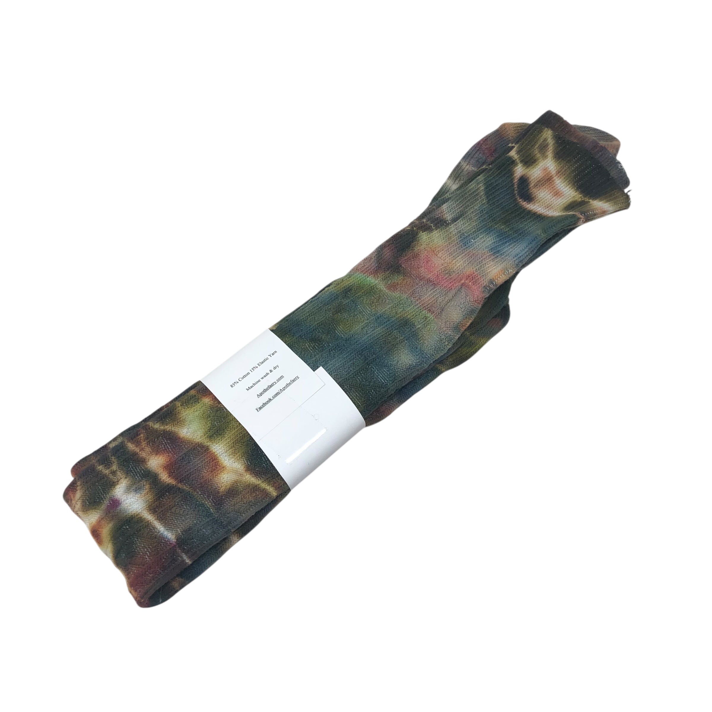 Ice dyed Thigh High socks