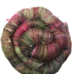 Rose Bower - Hand carded batt