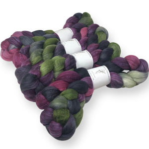 Briar Rose - US grown Fine Wool and Silk Top