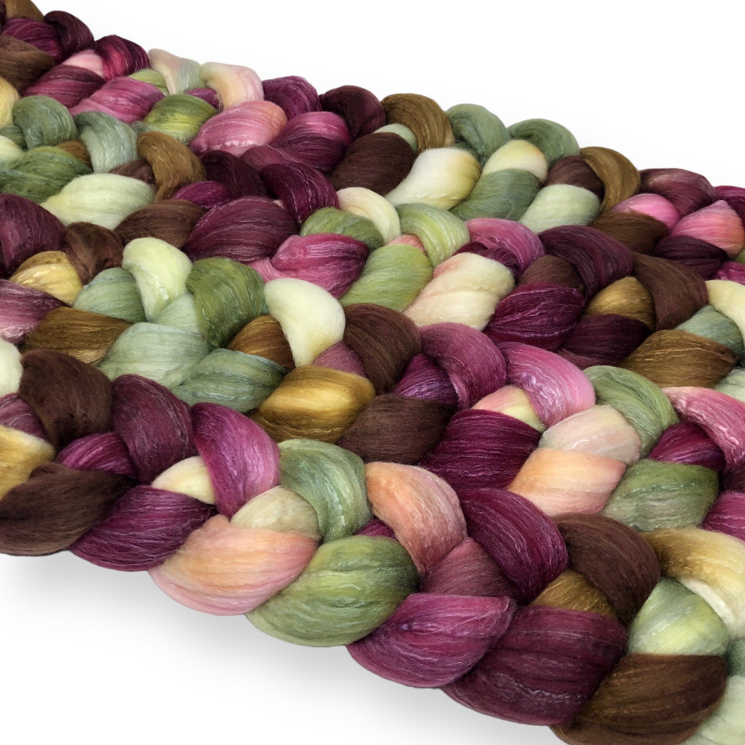 Echinacea - US grown Fine Wool and Silk Top
