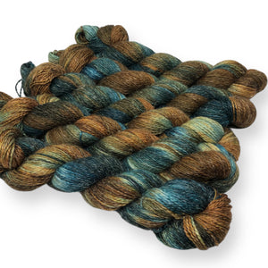 Wood Duck - Alpaca Linen Silk DK weight 2 Ply
