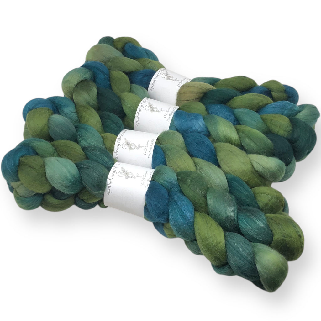 Algae - US grown Fine Wool and Silk Top