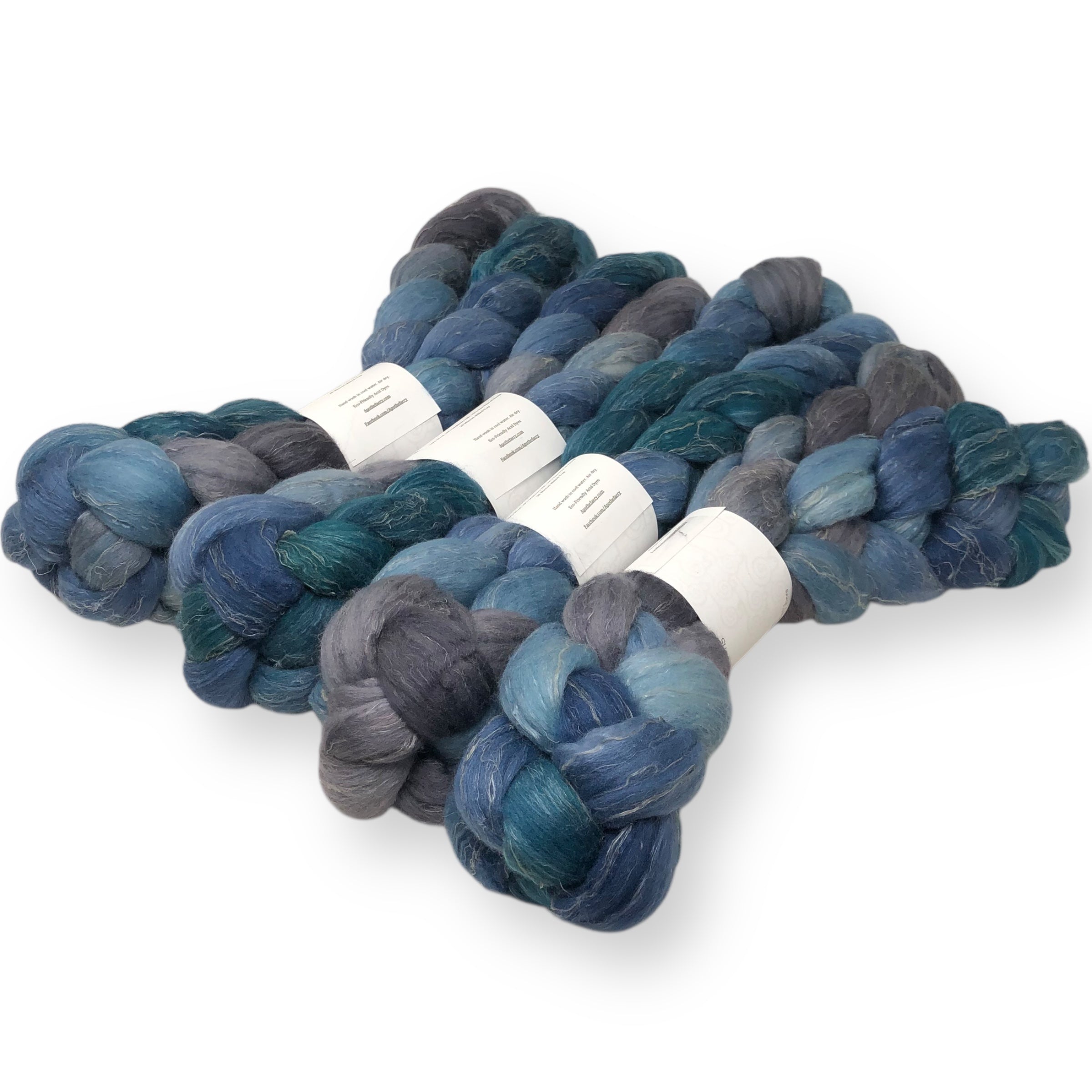 Outer Rings - US grown Wool, Silk and Bast Fiber Blend