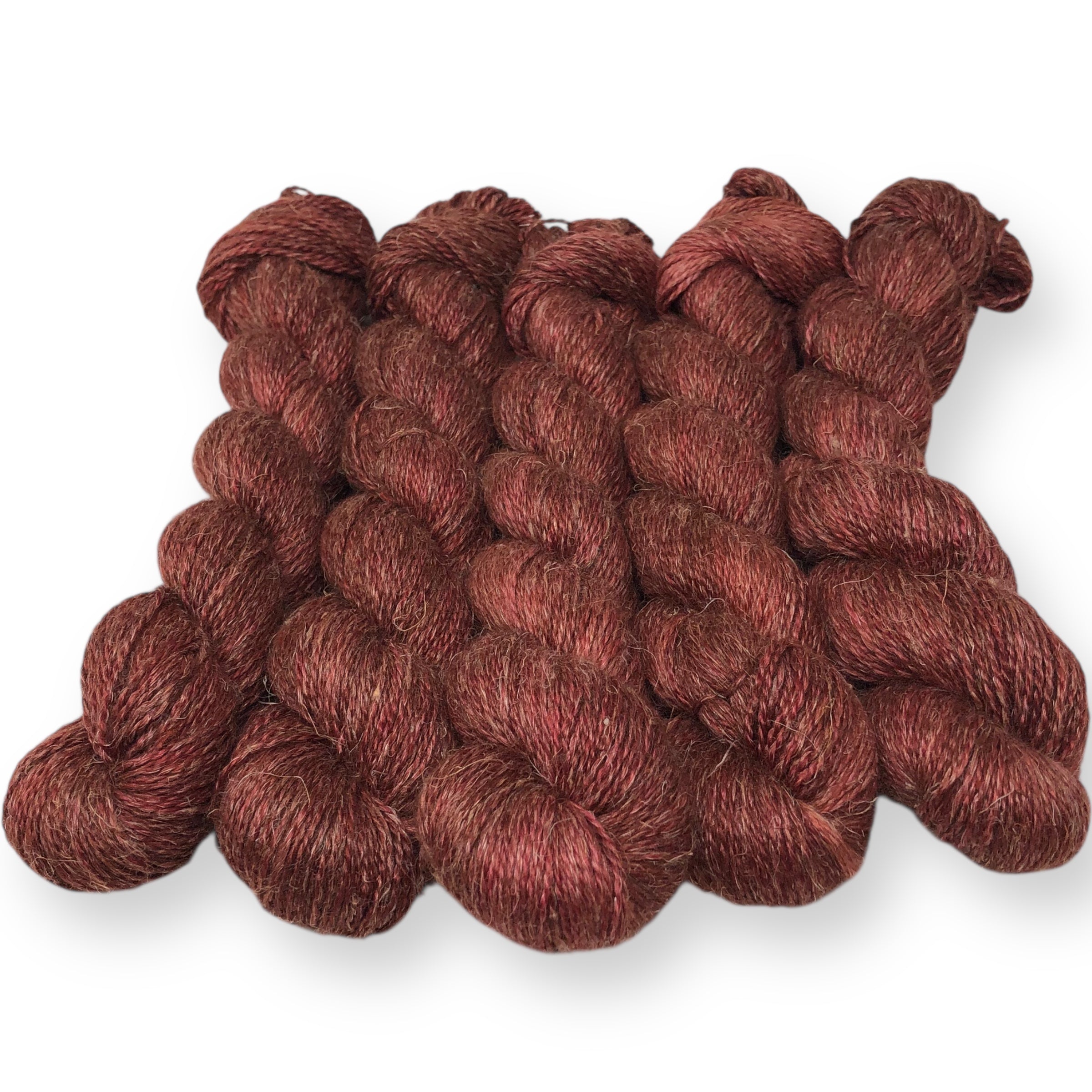 Russet  - Alpaca Linen Silk DK weight 2 Ply