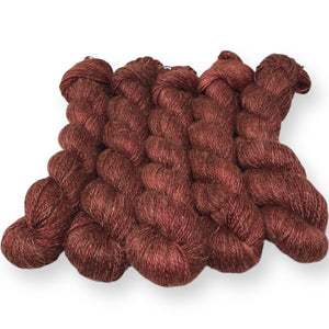 Russet  - Alpaca Linen Silk DK weight 2 Ply
