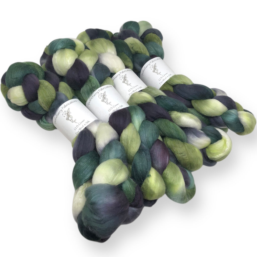 Radicle - US grown Fine Wool and Silk Top