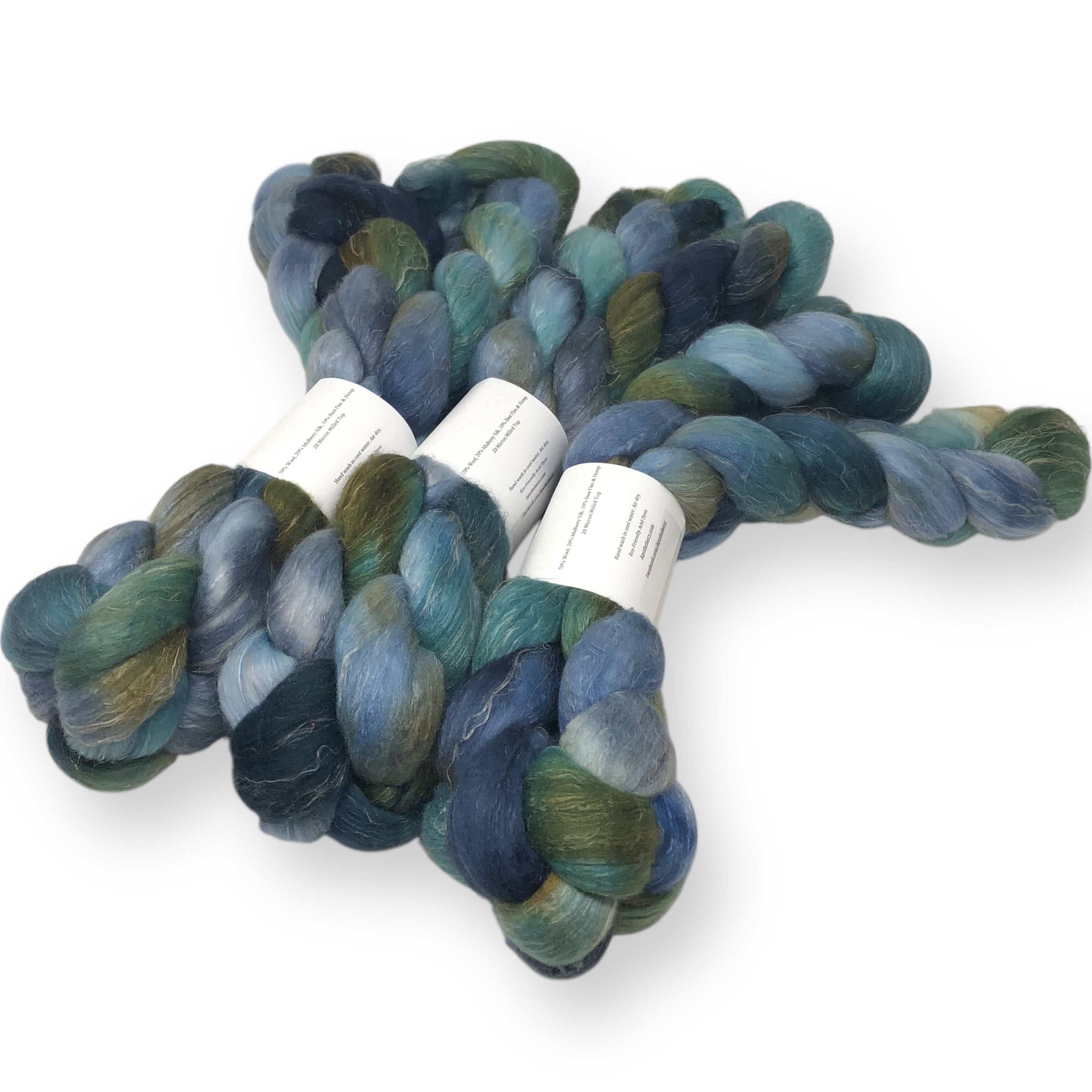 Moonpaths - US grown Wool, Silk and Bast Fiber Blend