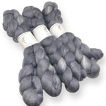 Pewter - US grown Fine Wool and Silk Top