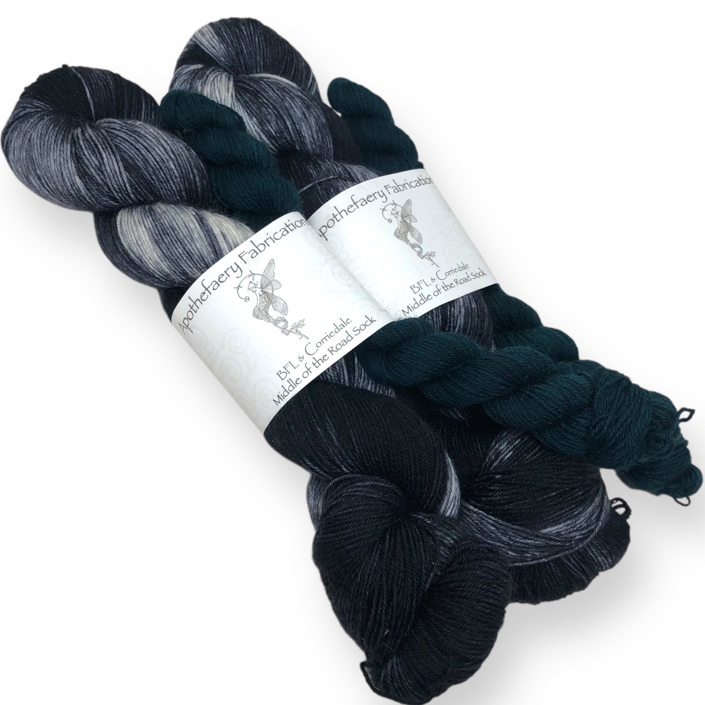 Graphite - sock yarn with mini, sock set