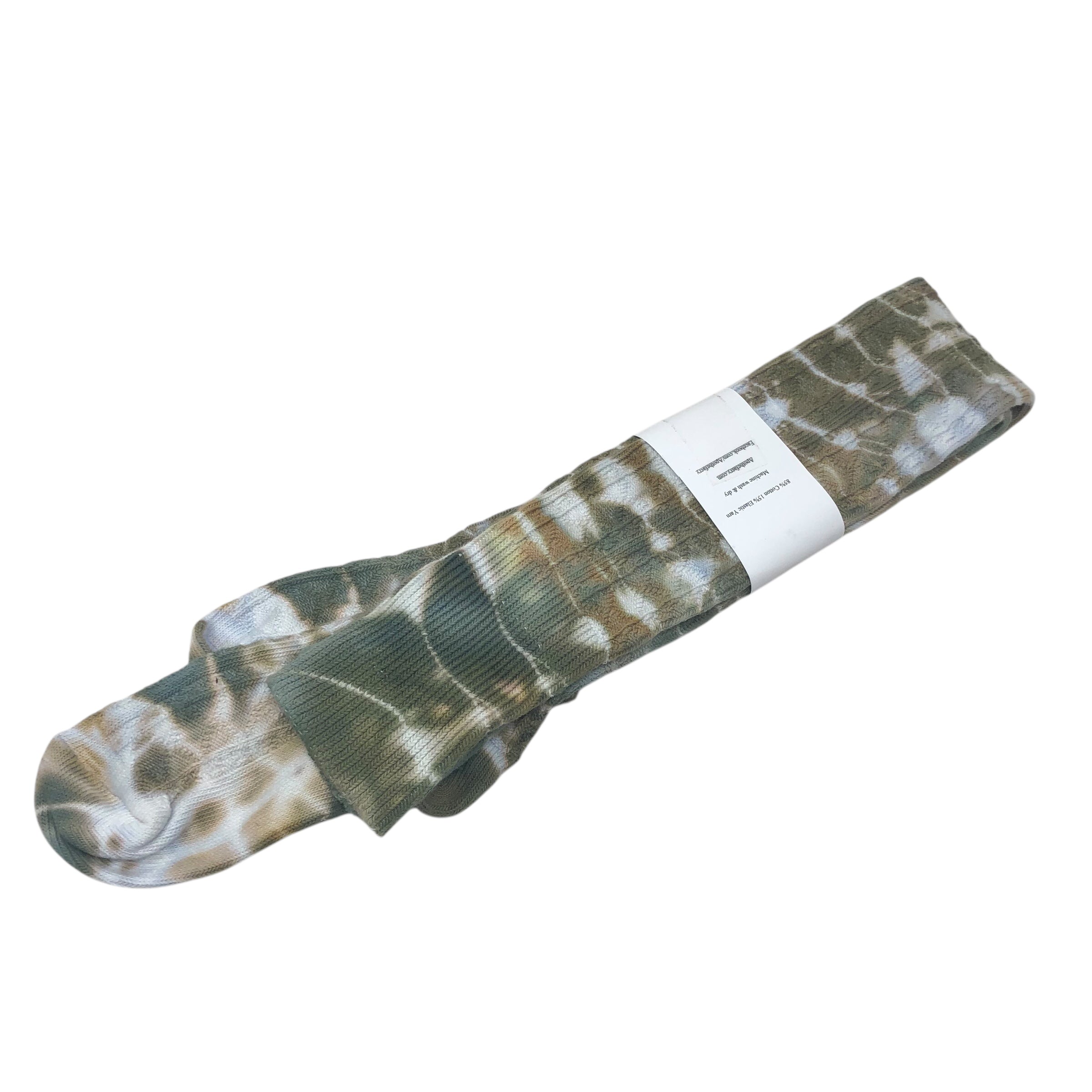 Ice dyed Thigh High socks