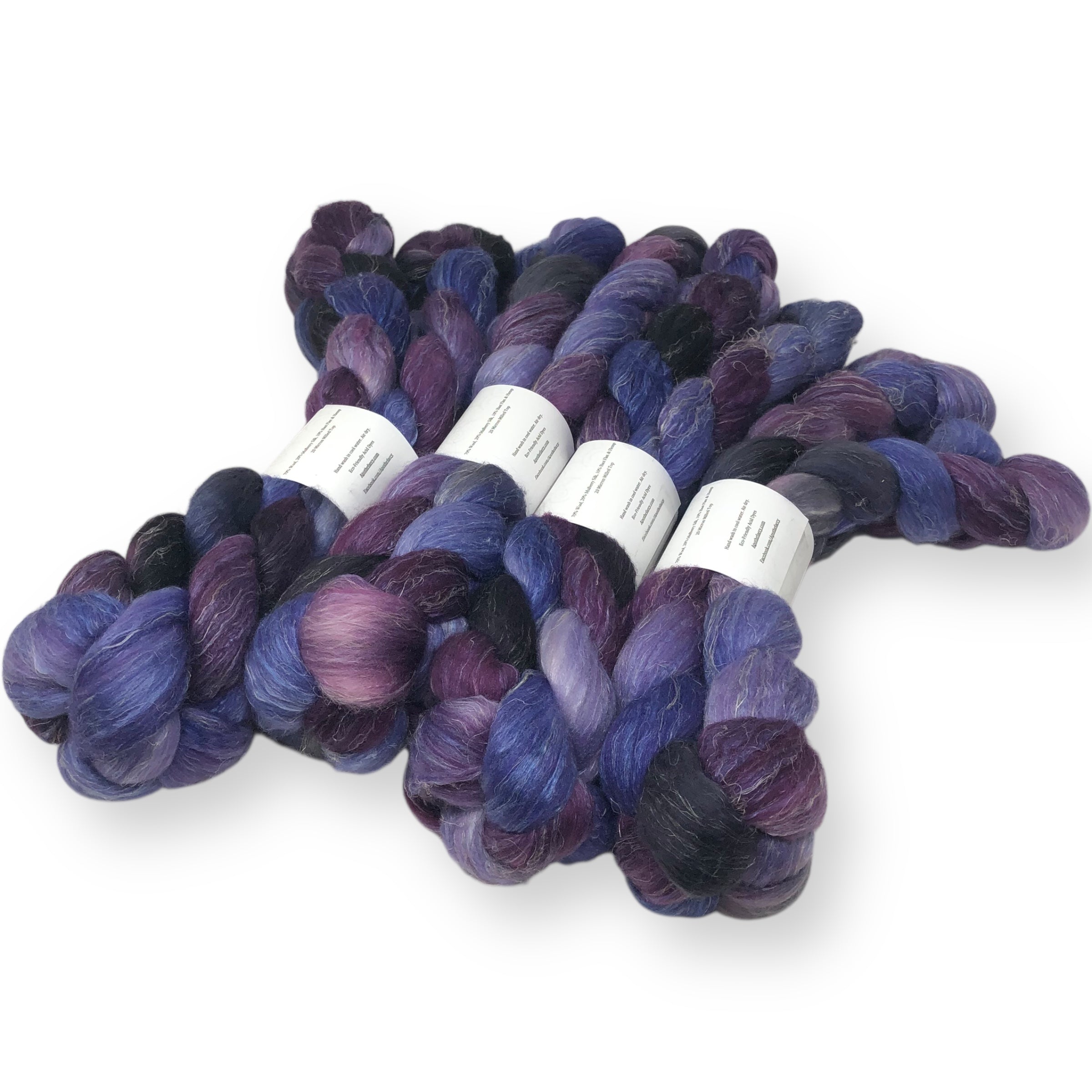 The Darkening - US grown Wool, Silk and Bast Fiber Blend