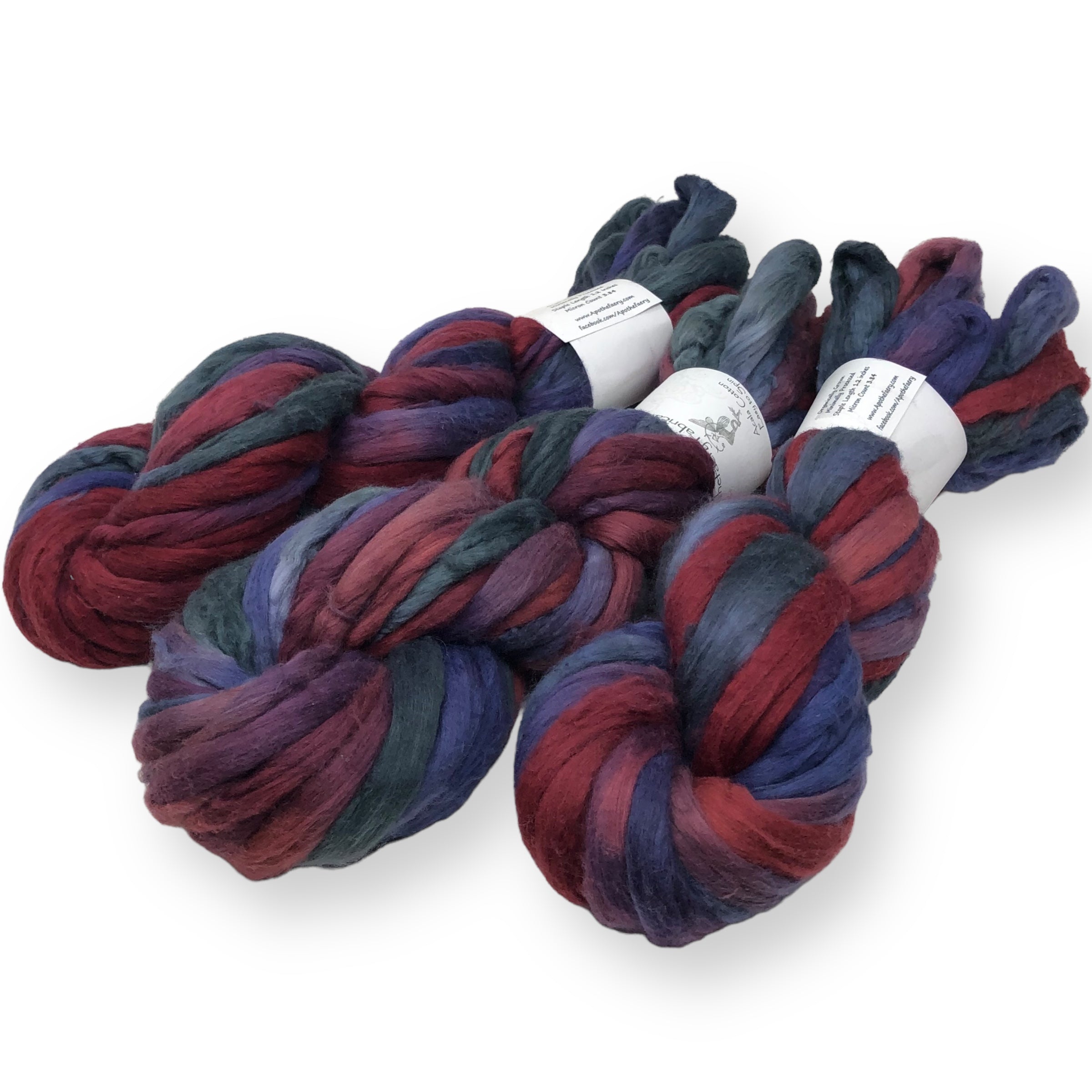 Ice Dyed Acala  - "Easy to Spin" USA grown Cotton