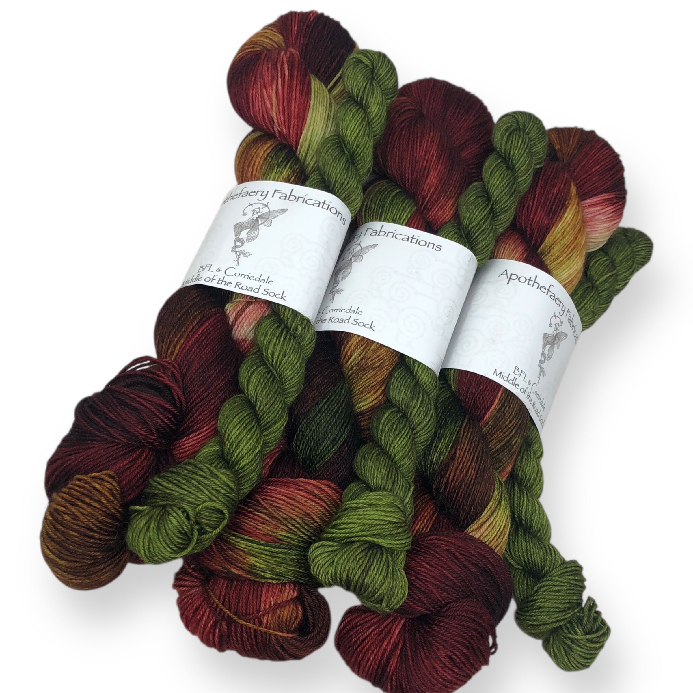 Holly King - sock yarn with mini, sock set