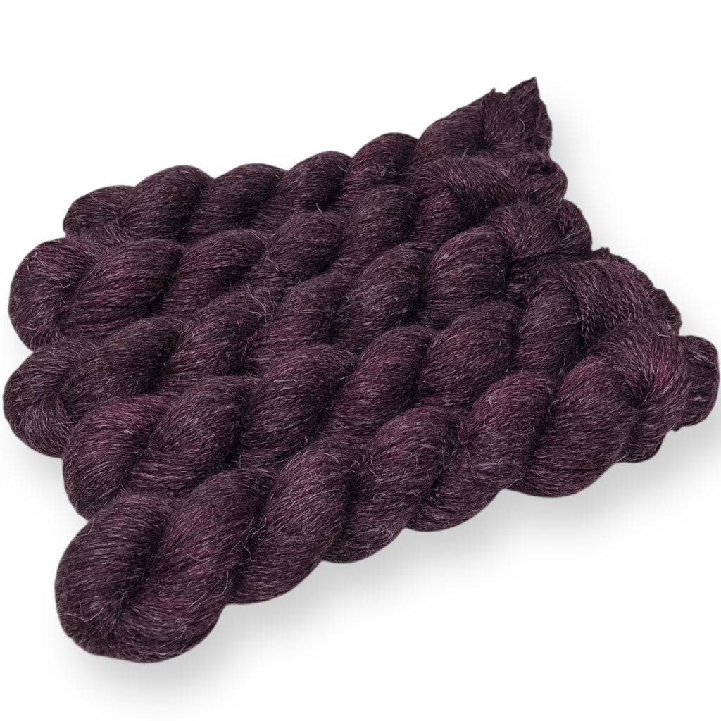 Boysenberries - Alpaca Linen Silk DK weight 2 Ply