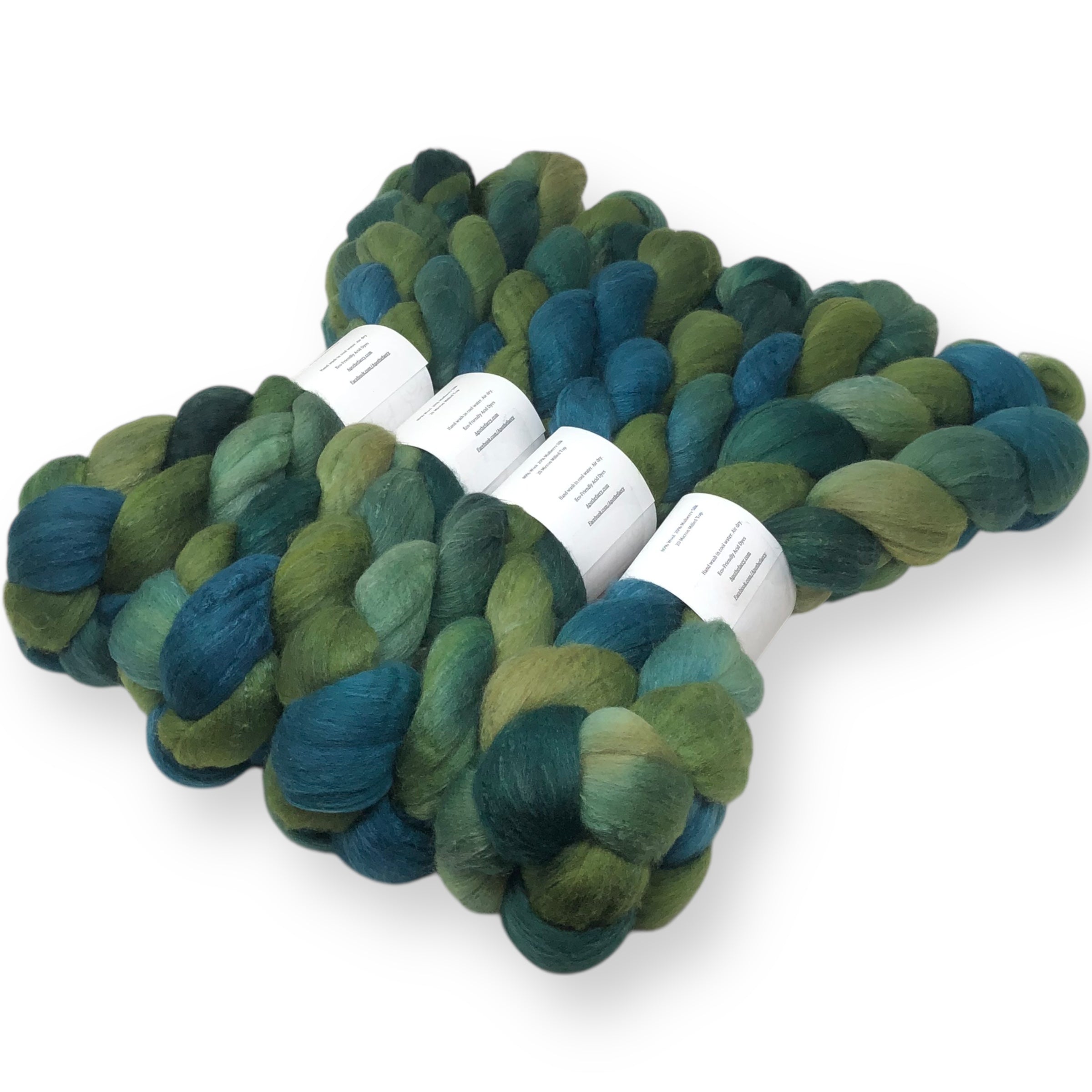 Algae - US grown Fine Wool and Silk Top