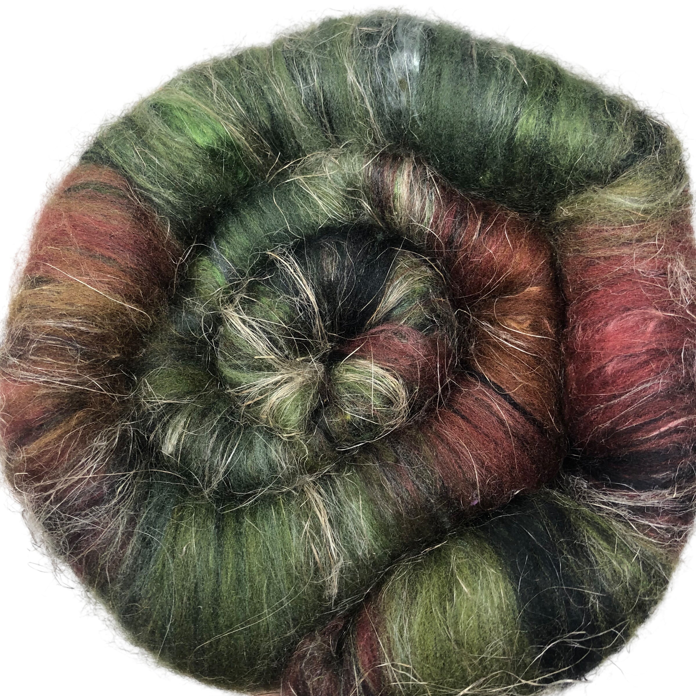 Holly King - Hand carded batt