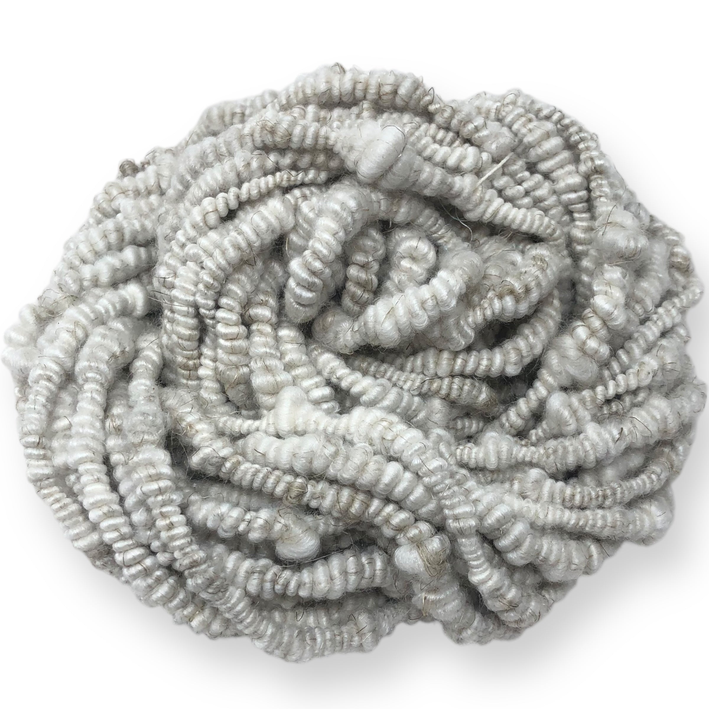 Snowscape - coil textured hand spun