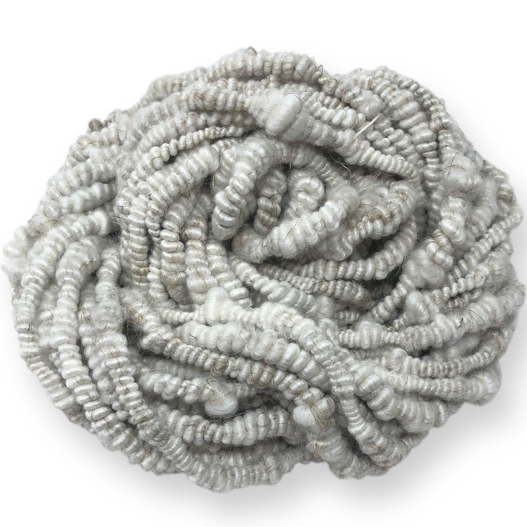 Snowscape - coil textured hand spun