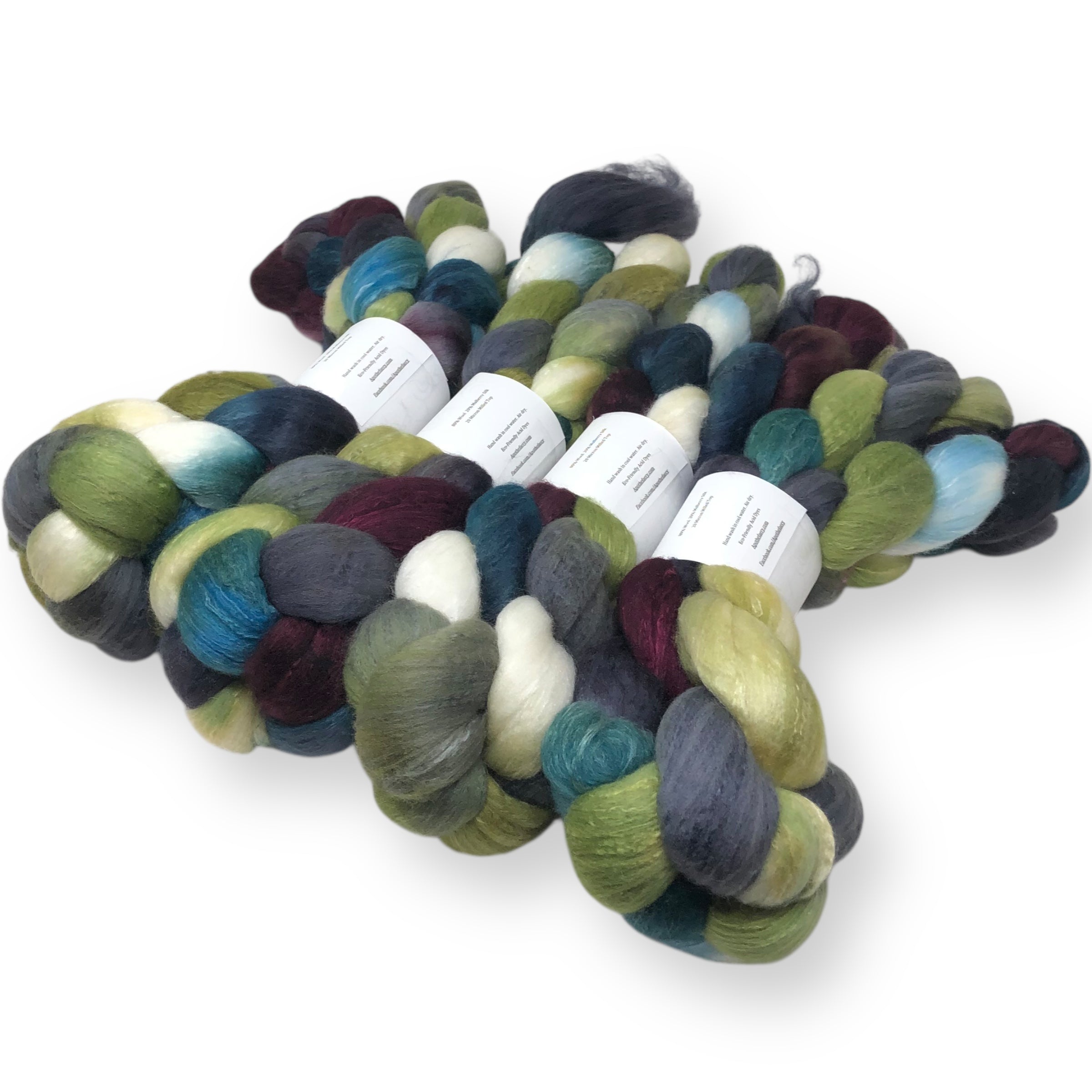 Radicle - US grown Fine Wool and Silk Top