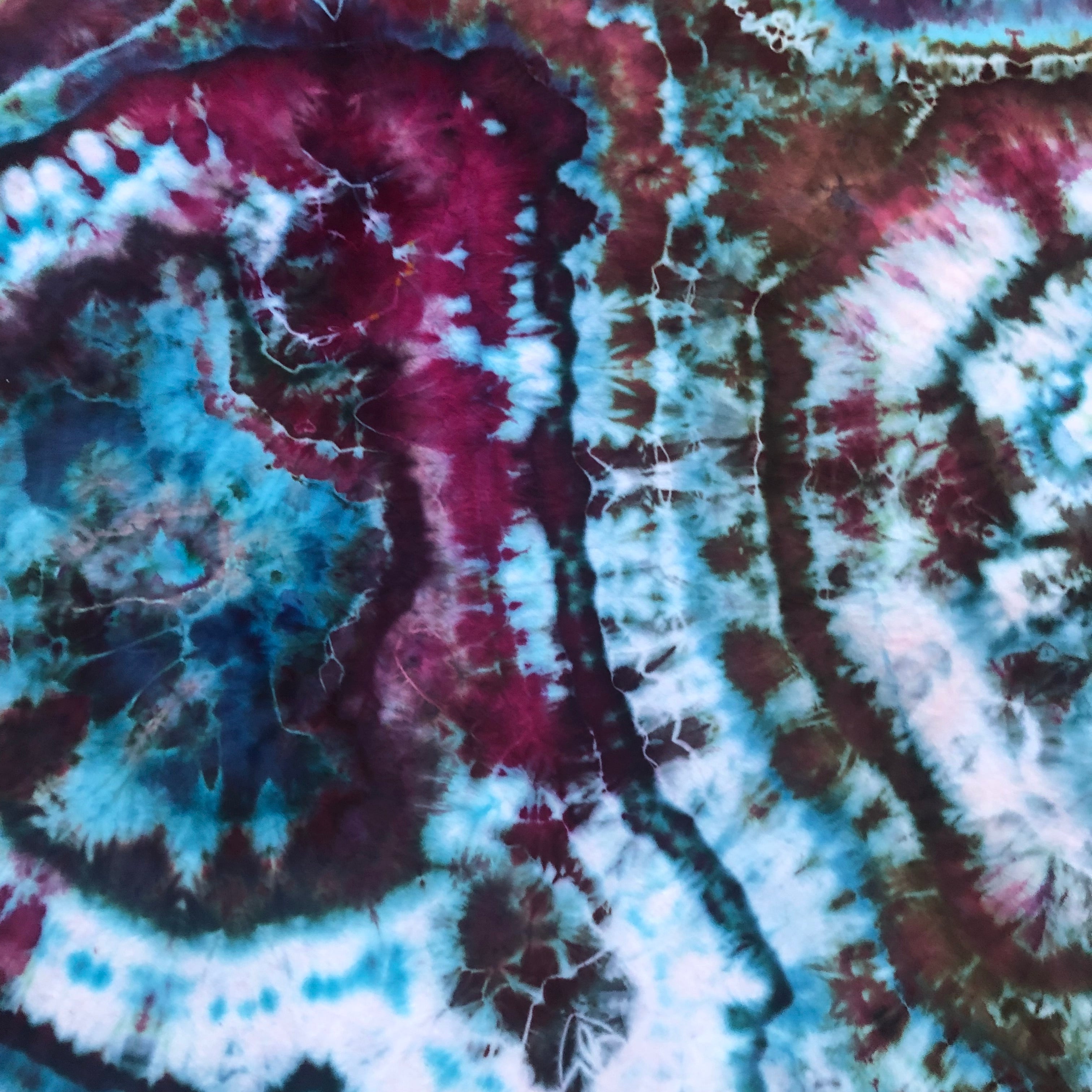 XXL Geode Wrap Skirt - ice dyed couture, one of a kind