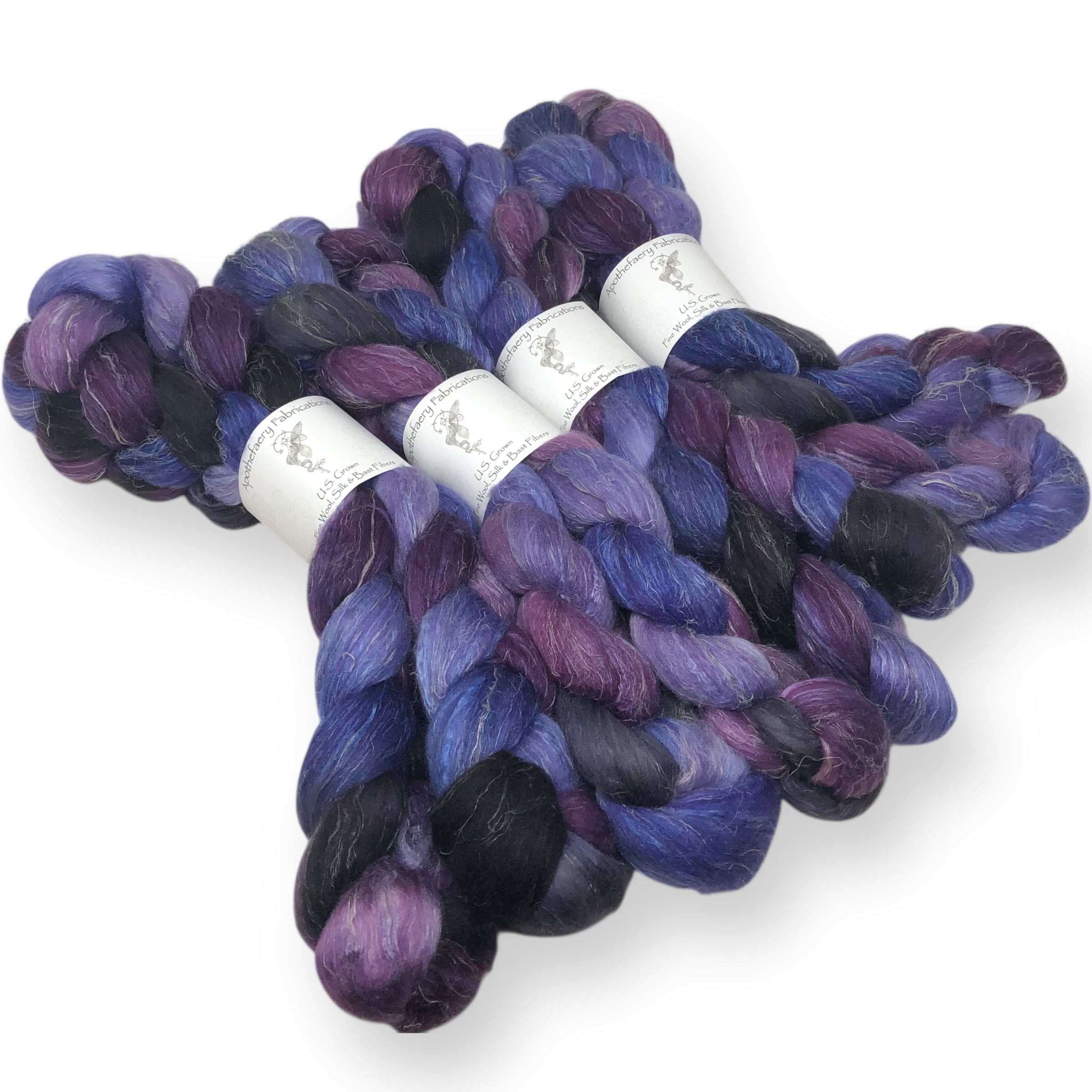 The Darkening - US grown Wool, Silk and Bast Fiber Blend
