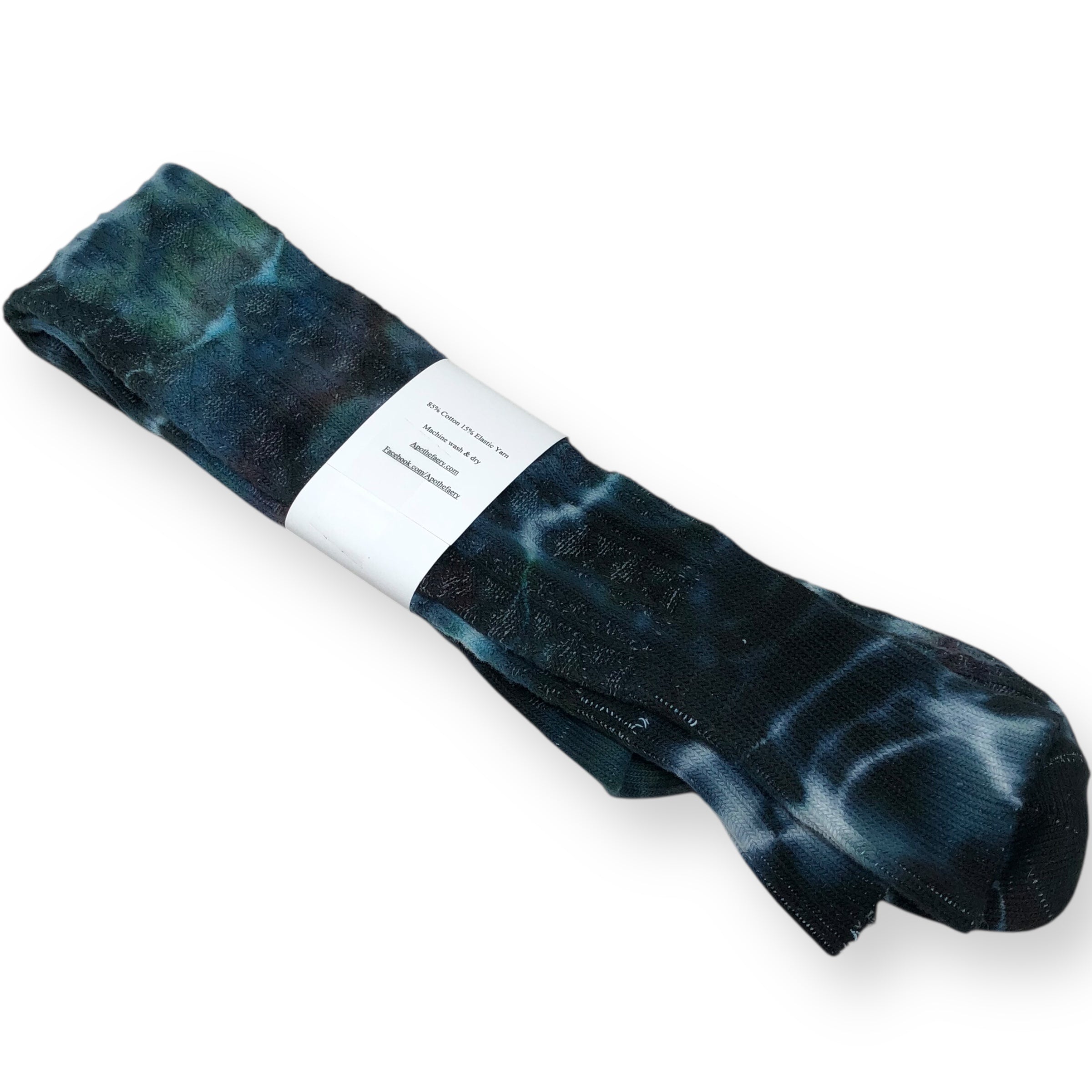 Ice dyed Thigh High socks