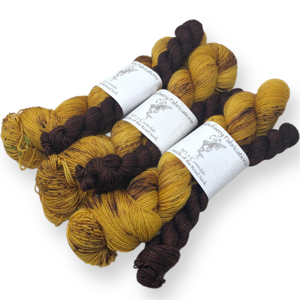 Honey Bee - sock yarn with mini, sock set