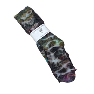 Ice dyed Thigh High socks