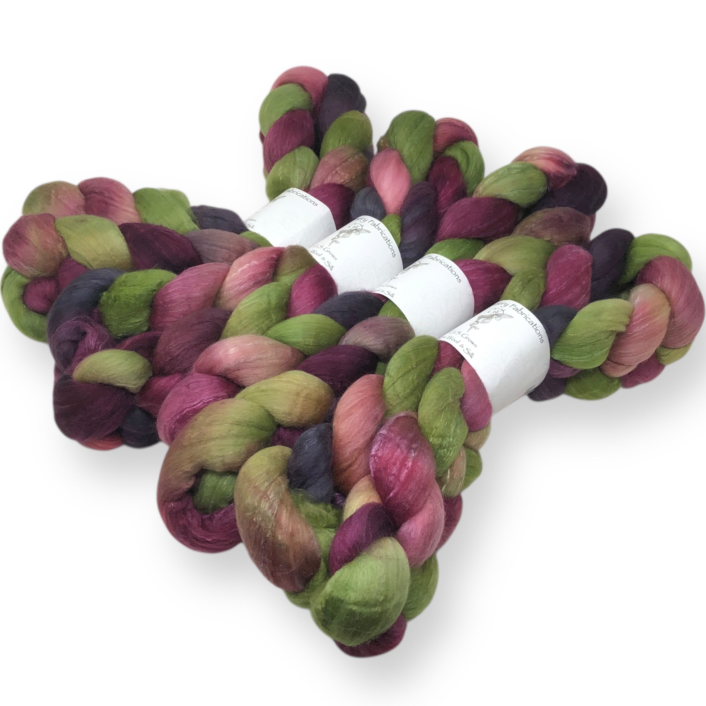 Briar Rose - US grown Fine Wool and Silk Top