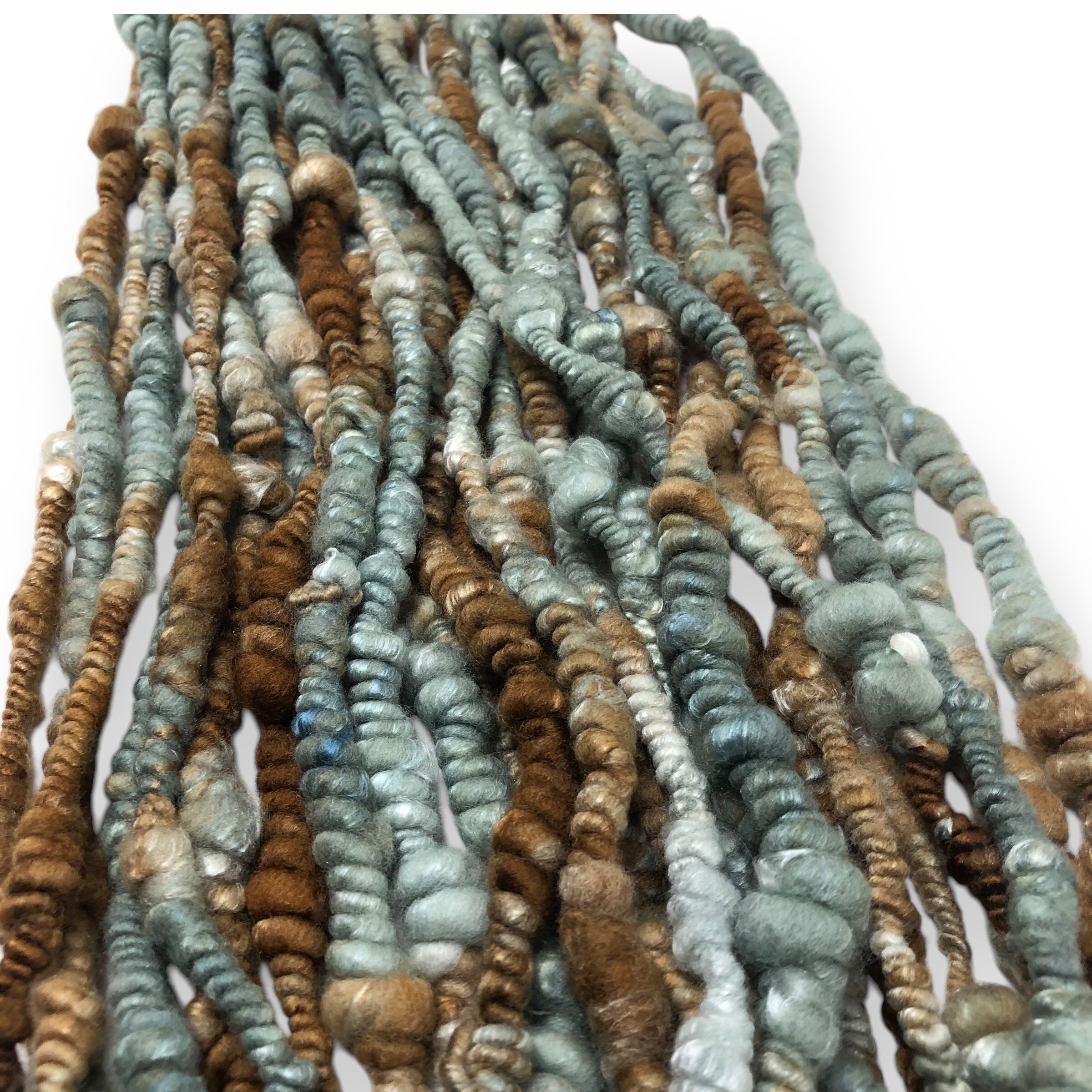 Lichen - coil textured hand spun