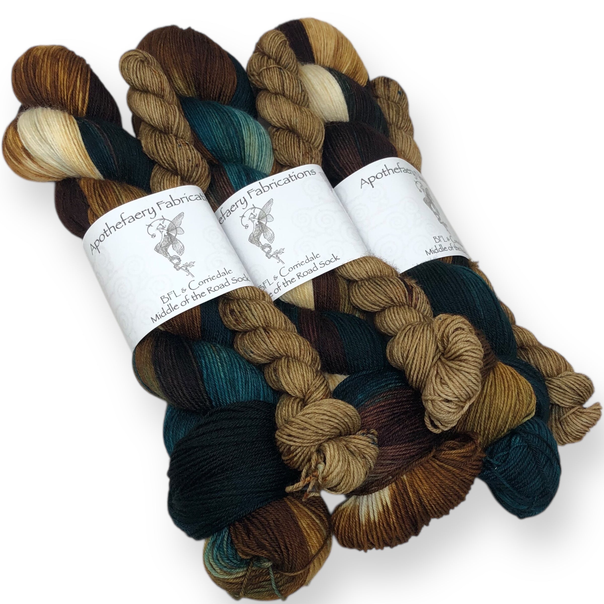Wood Duck - sock yarn with mini, sock set