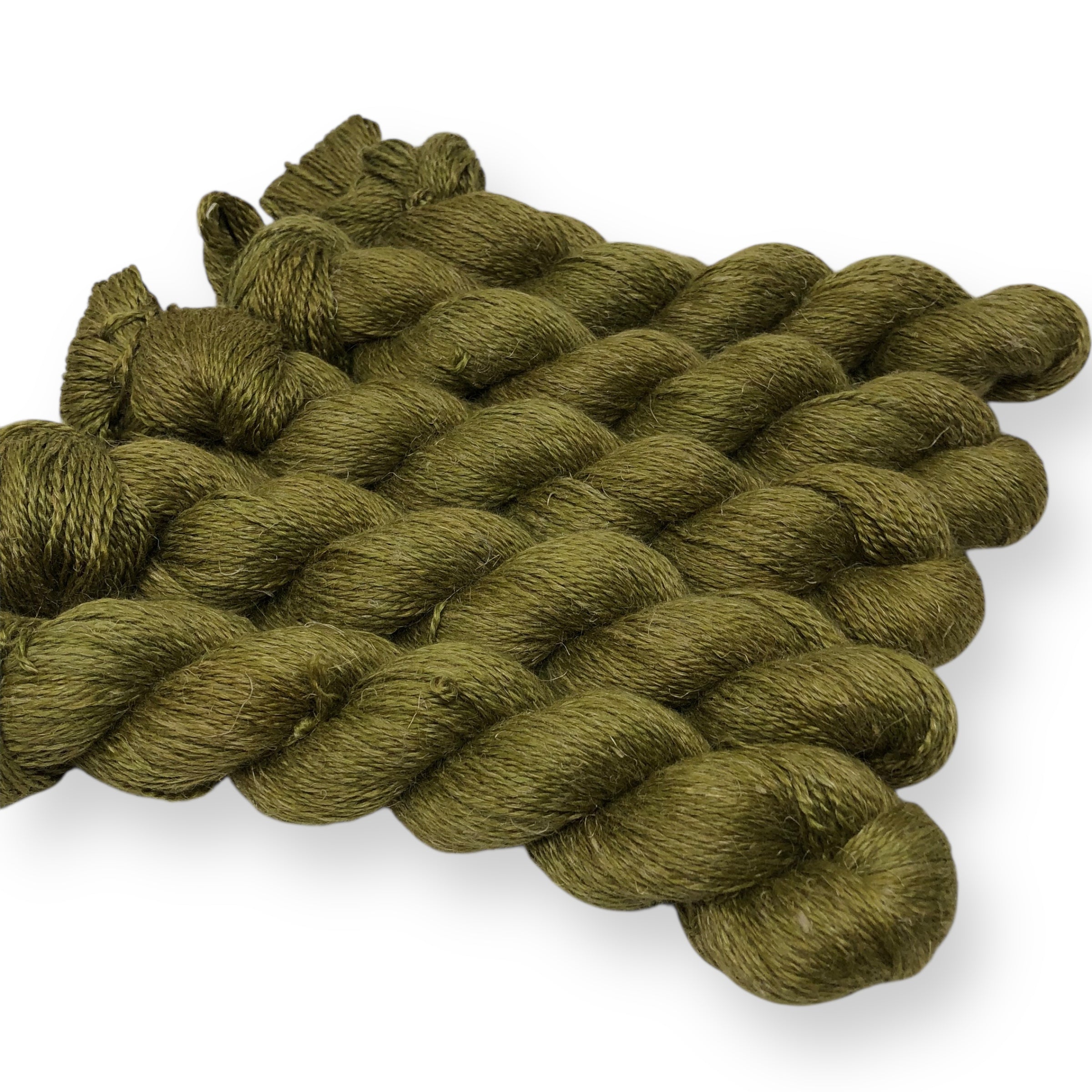 Curry - Alpaca Linen Silk DK weight 2 Ply