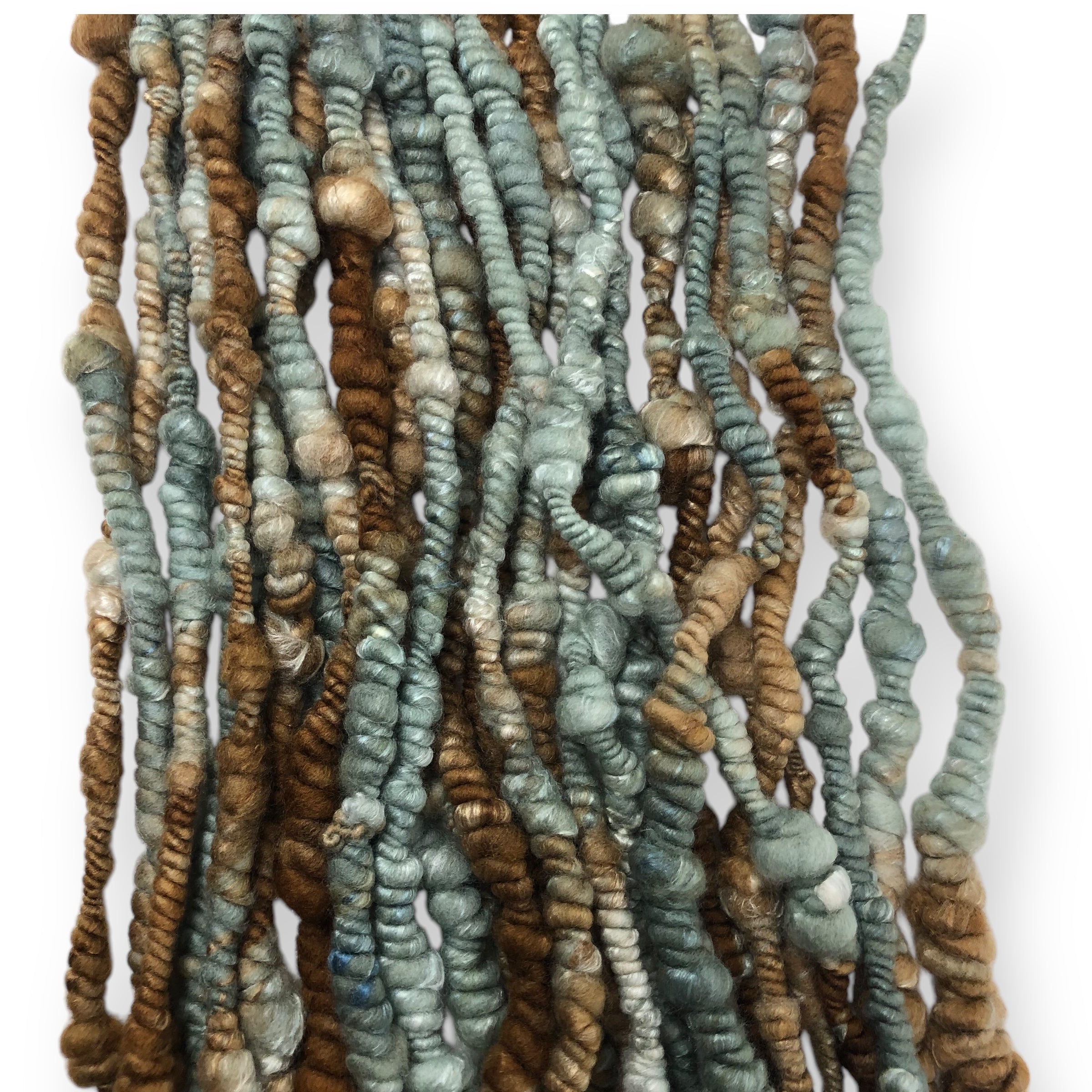 Lichen - coil textured hand spun