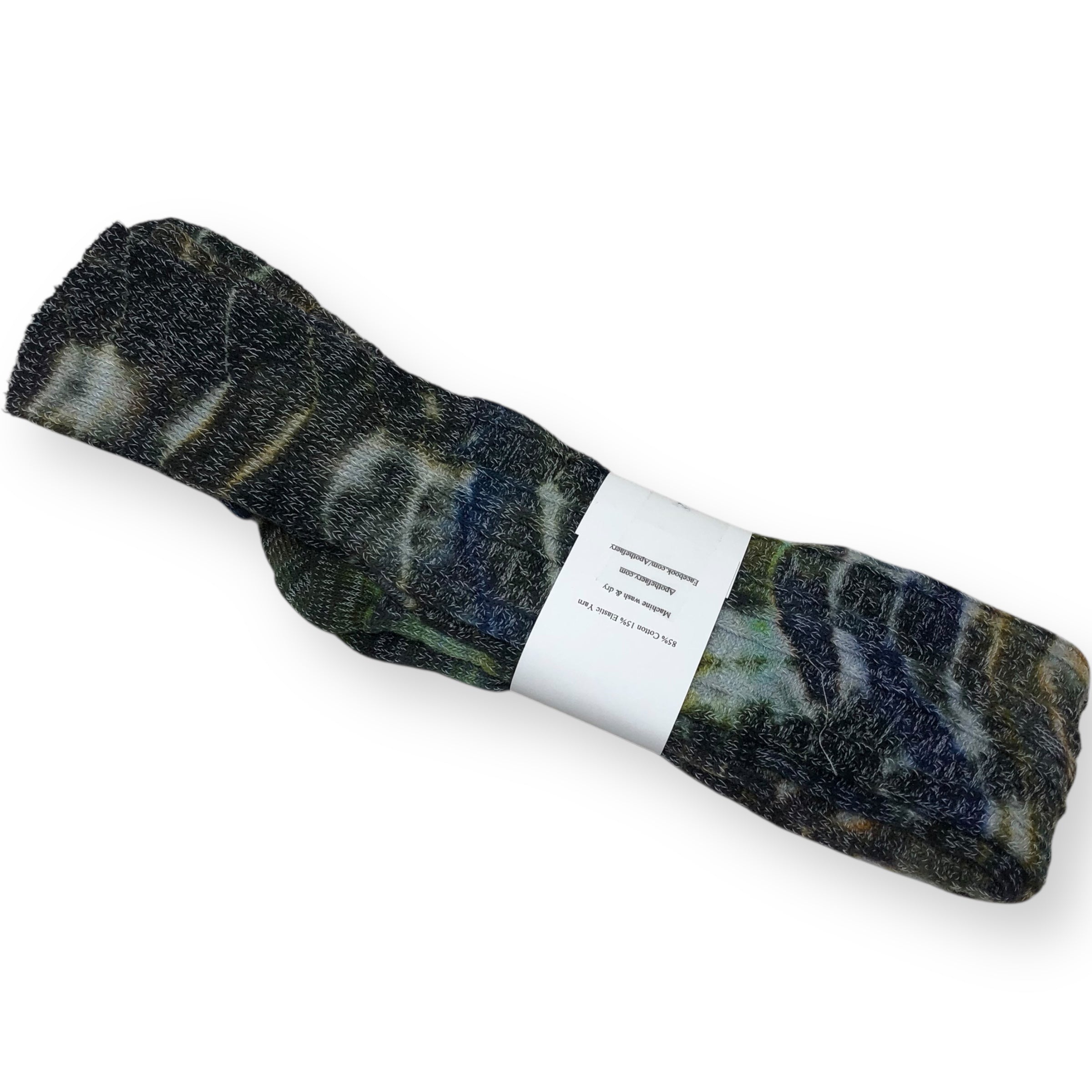 Ice dyed Thigh High socks